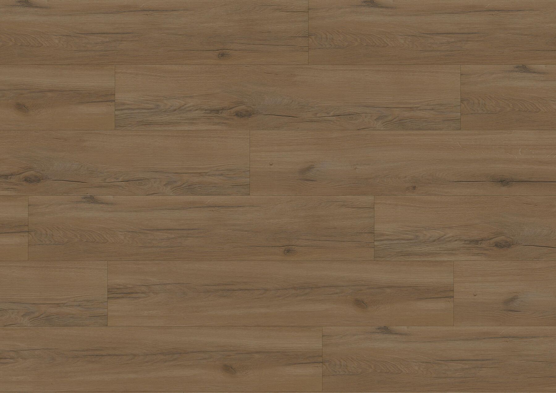 Klick-Vinylboden Eiche Rustic Dark inkl. Trittschalldämmung