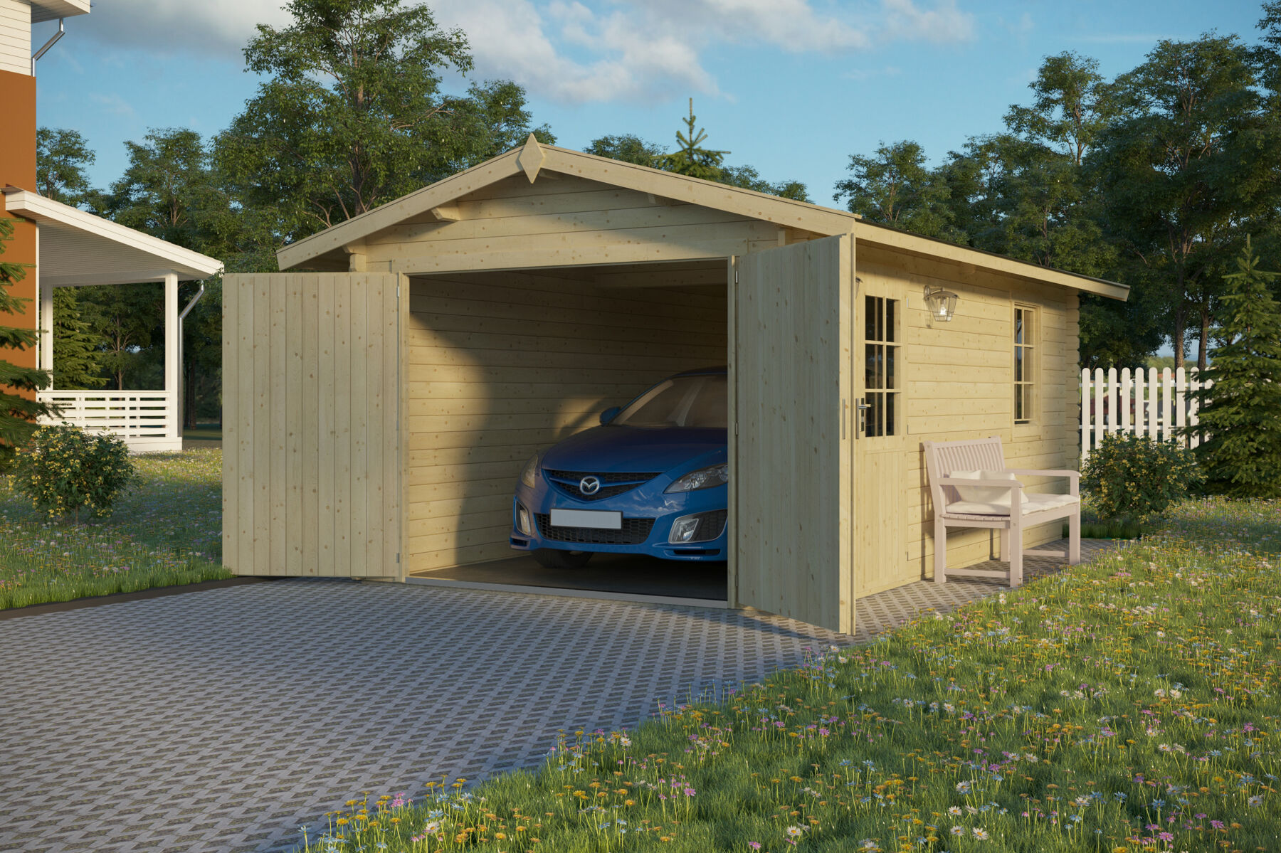 Holzgarage Höchst