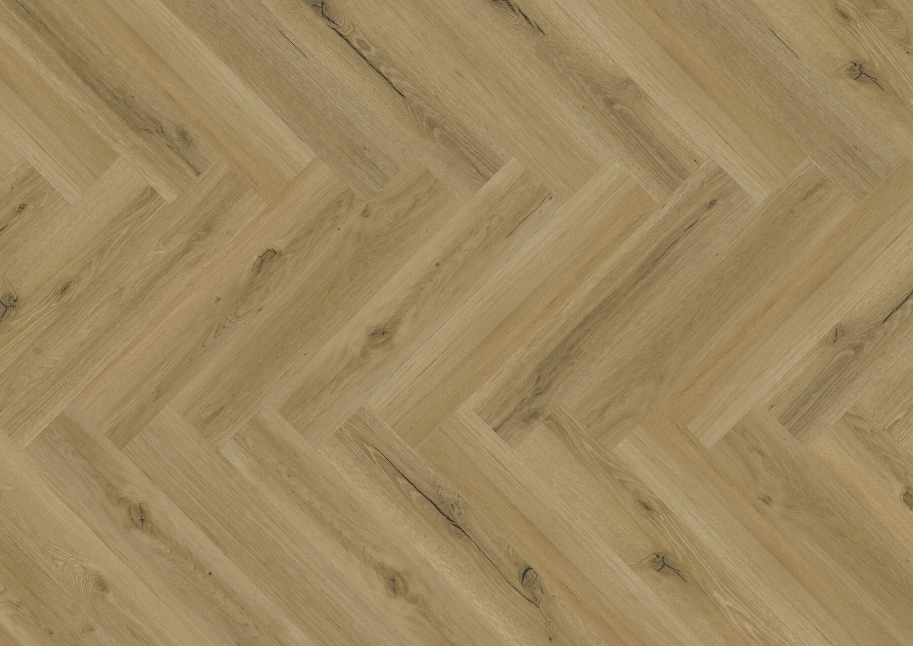 Klebe Vinylboden Fischgrät-Design Eiche Milano