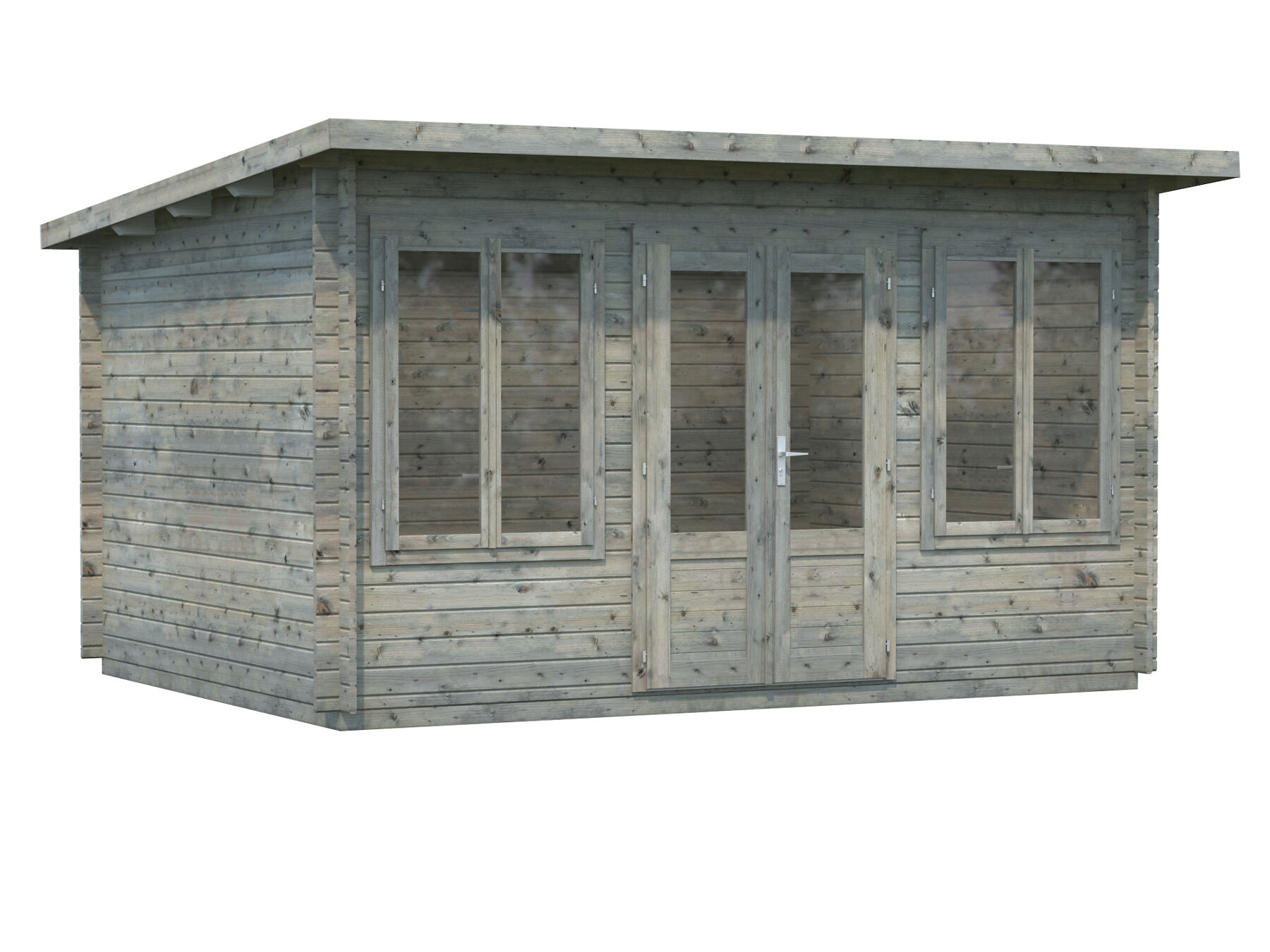 Gartenhaus Lisa 11,5 m² Grau 
