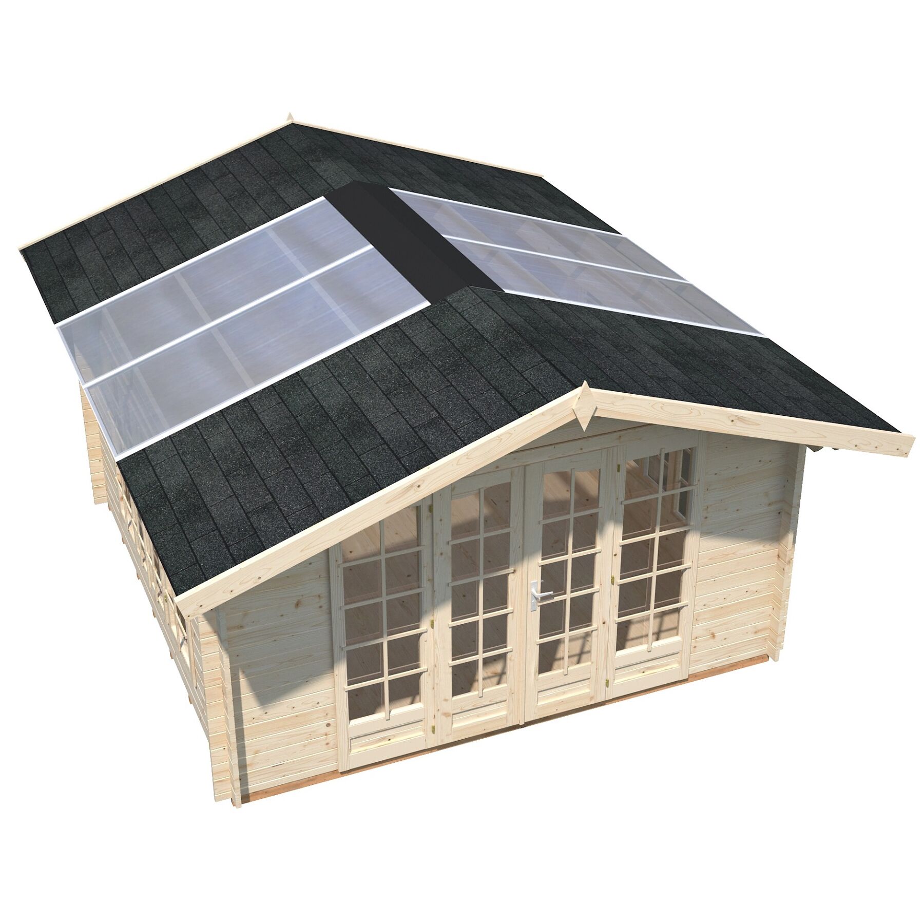 Gartenhaus Irene 13,9 m² Grau