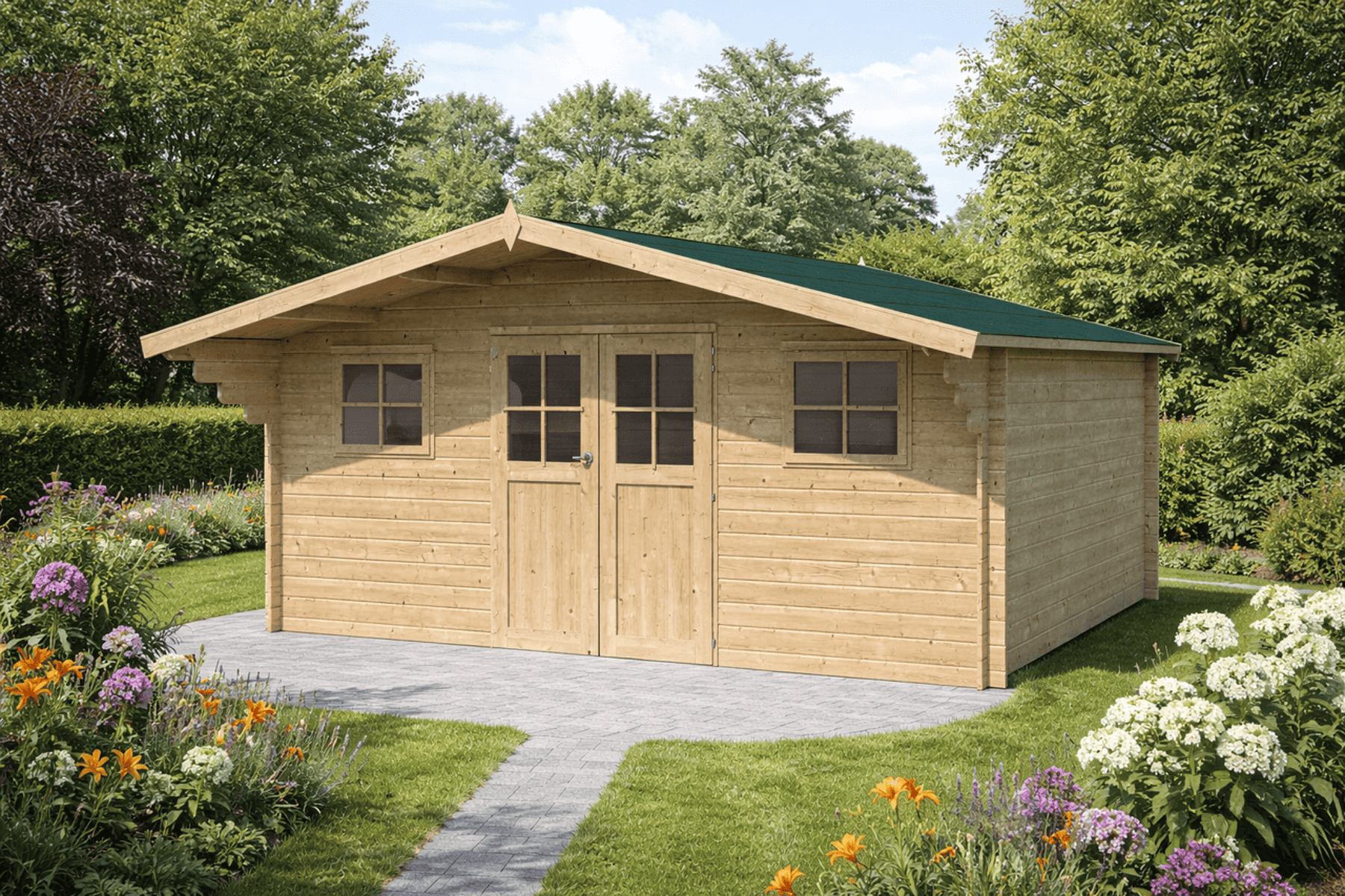 Gartenhaus Christoph XL - 17,23 m²