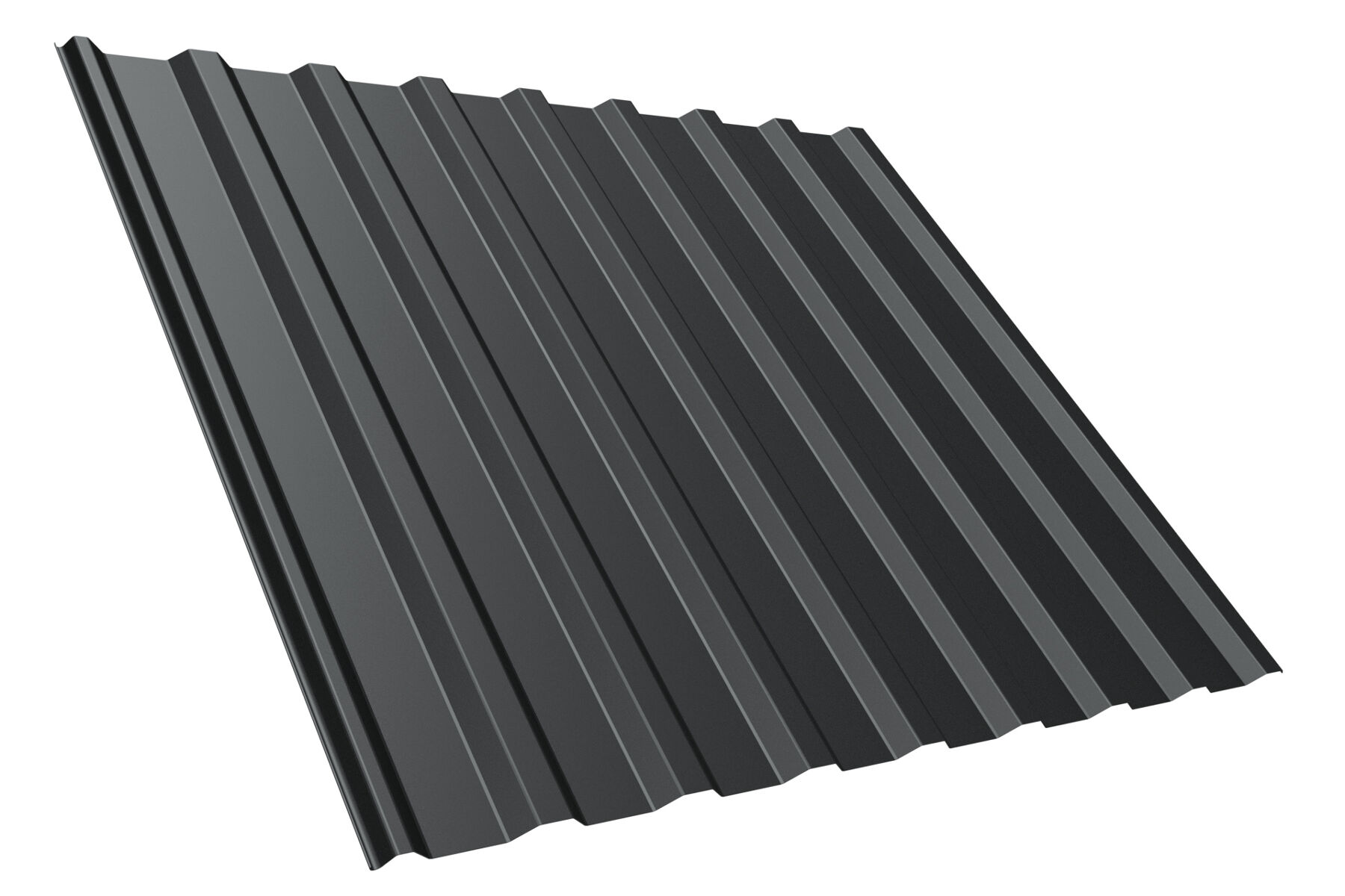 Trapezblech T20M 0,50 mm Stärke Graphitgrau mit Vlies