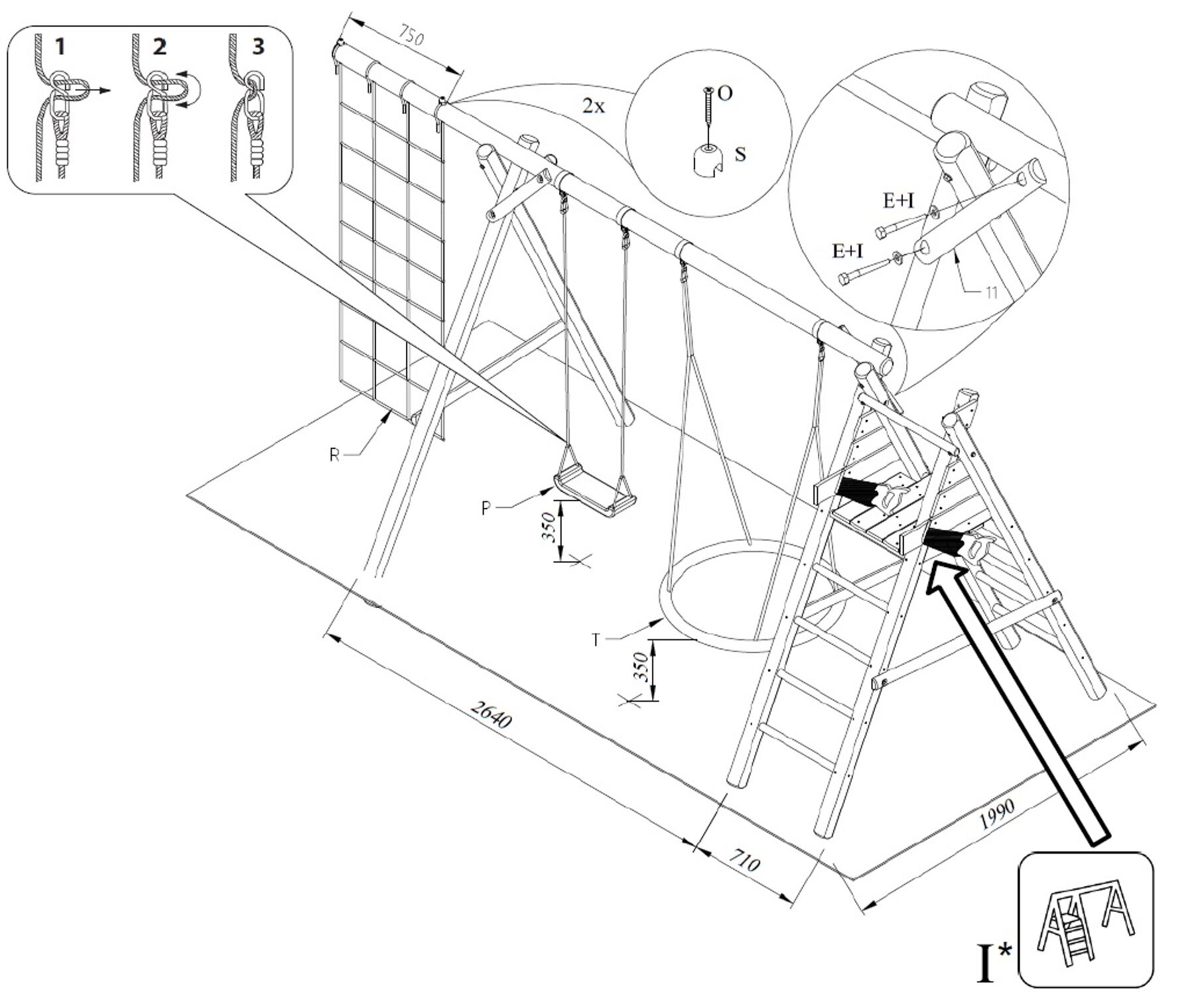Palmako Kinderspielanlage Kalev