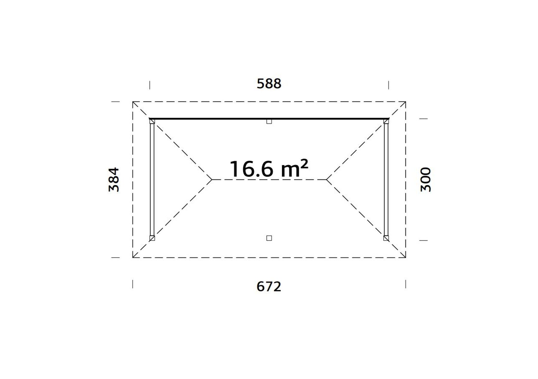 Pavillon Bianca 16,6 m² Set 108