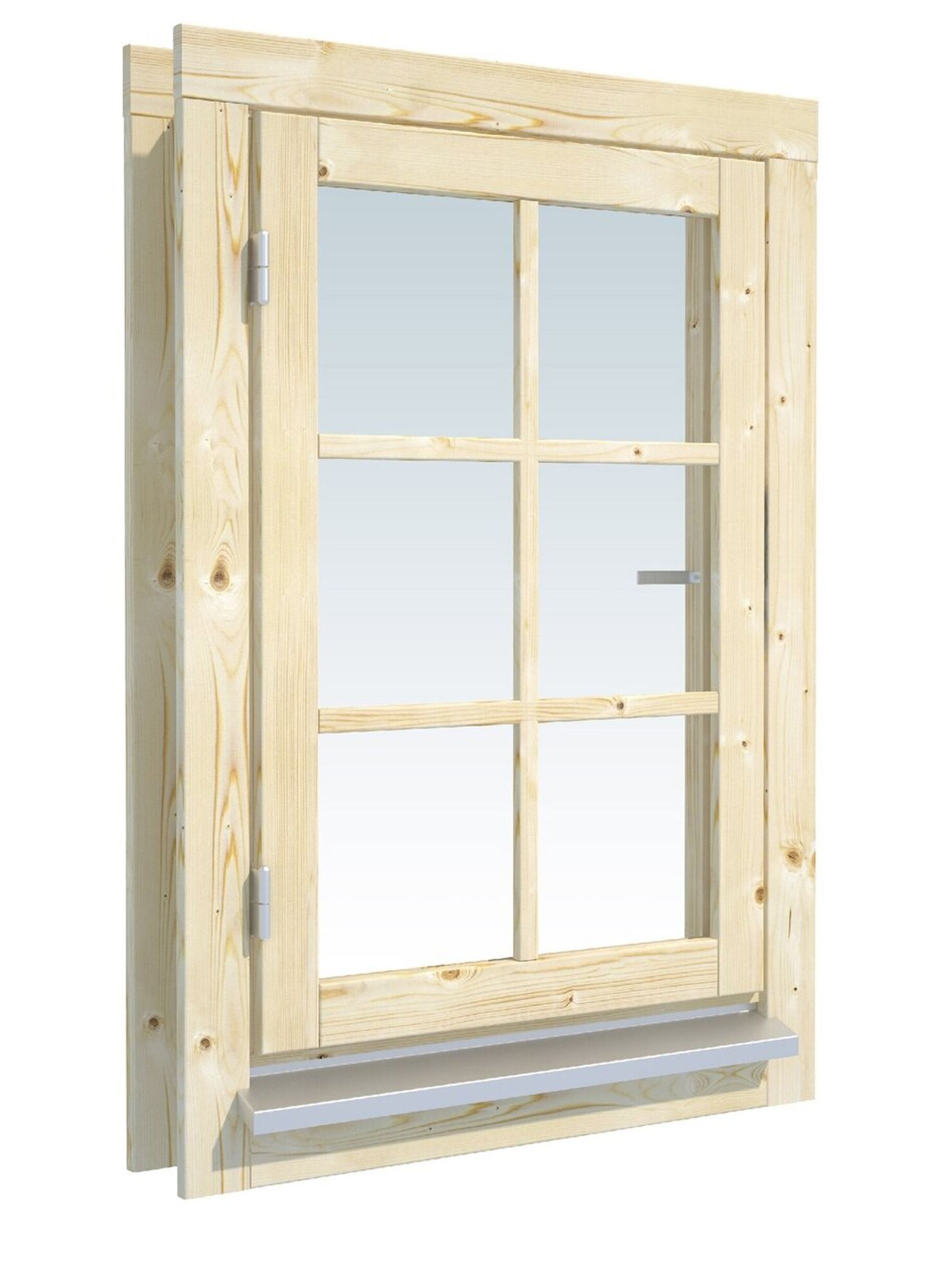 Einzelfenster B 570 x H 860 mm