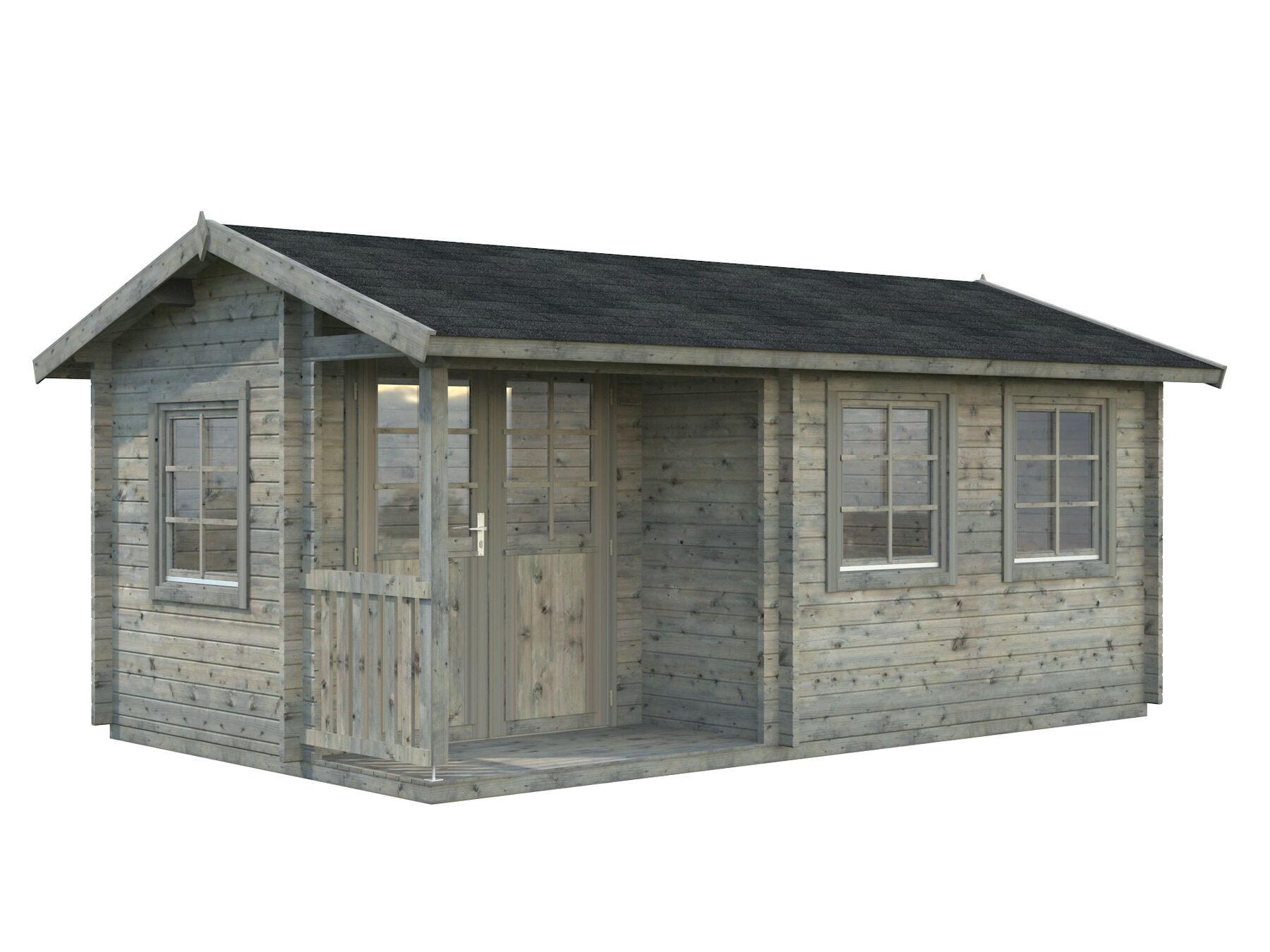 Gartenhaus Susanna 12,4 m² Grau 