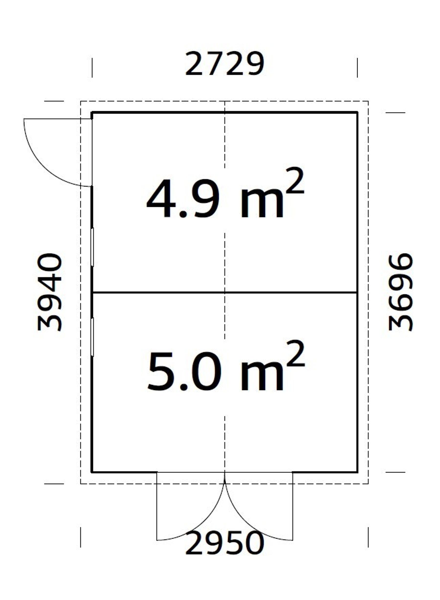 Gerätehaus Dan 9,9 m²