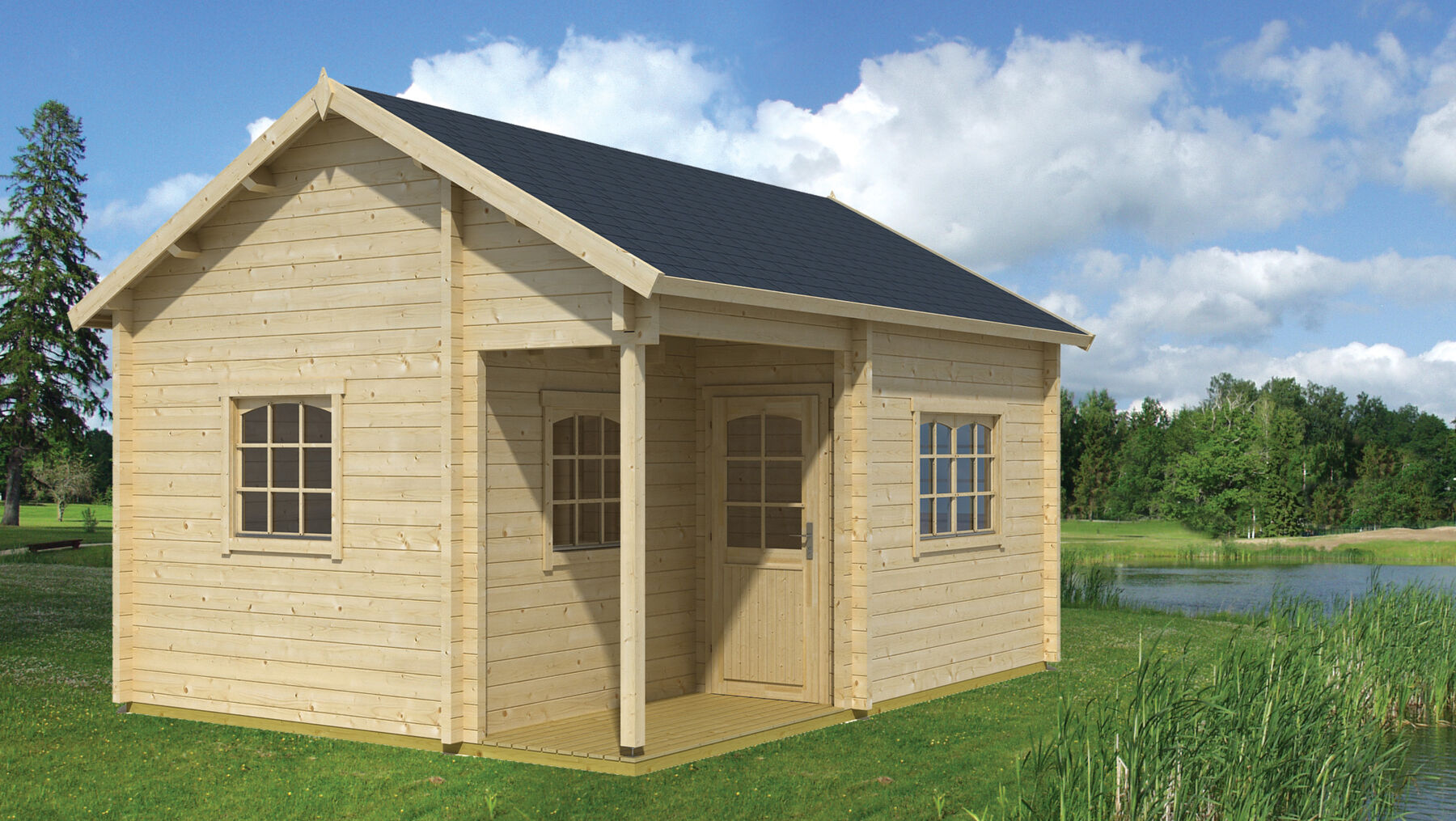 Gartenhaus Tahiti 70 Diamond+