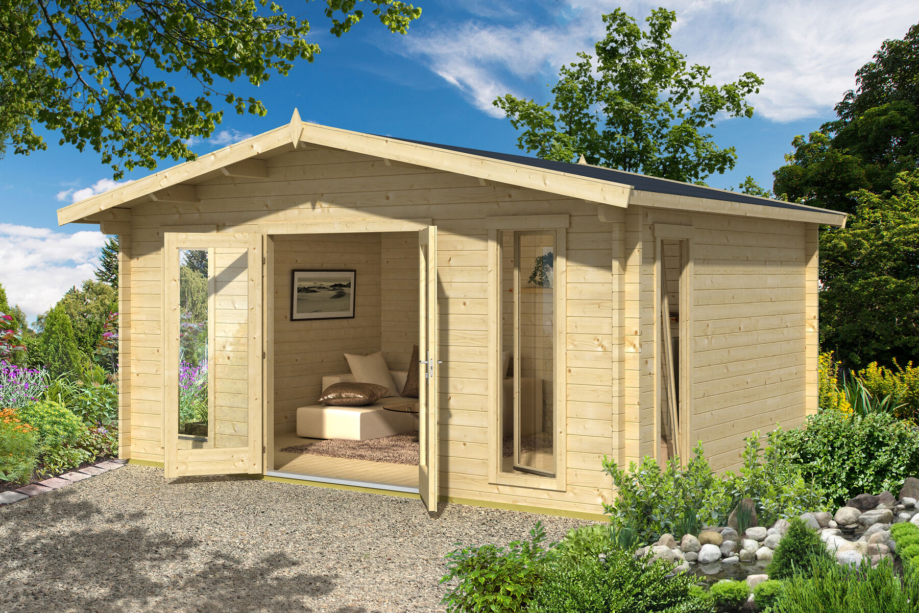 Gartenhaus Elgin 44 Gold