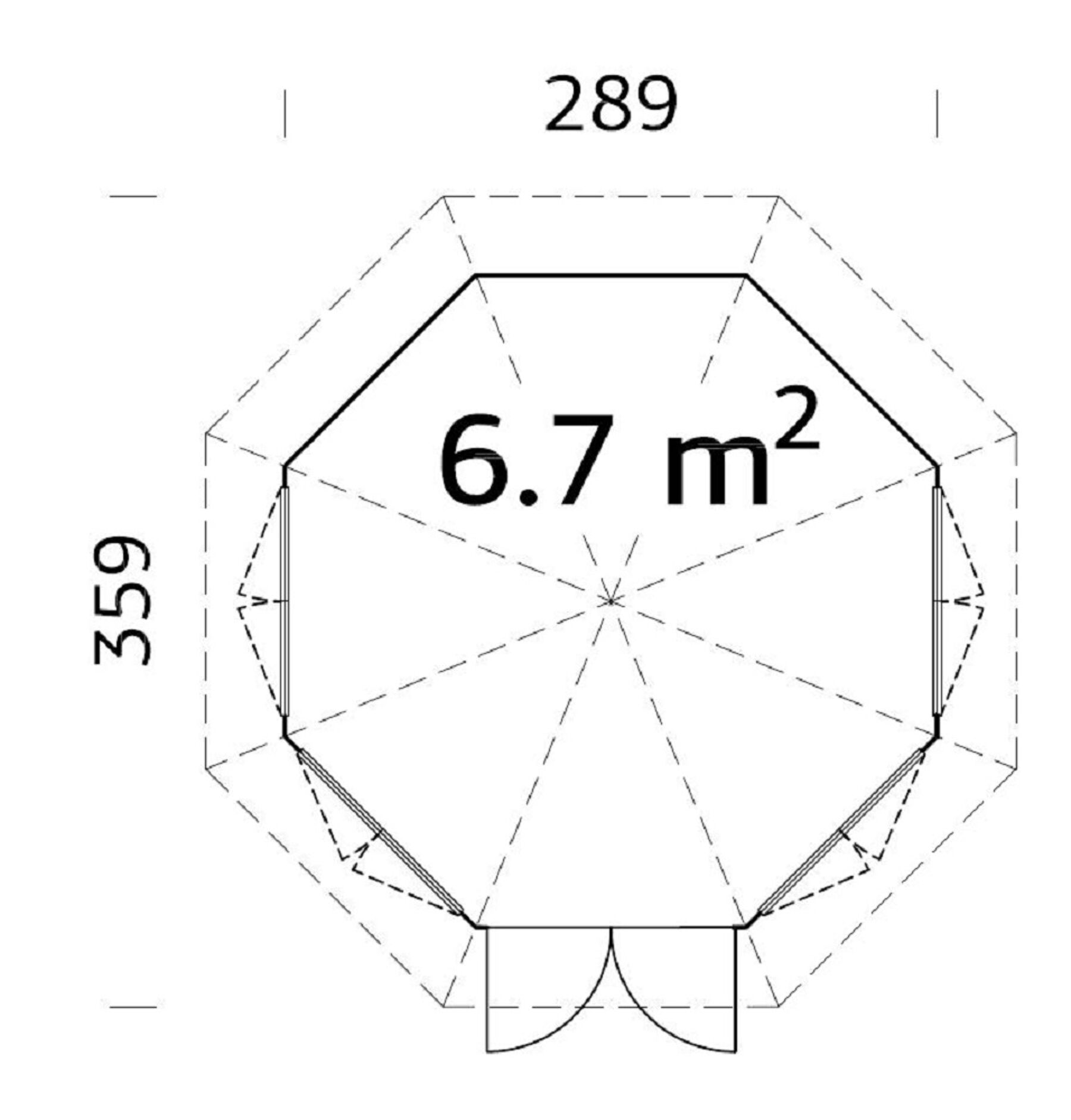 Pavillon Veronica 4 6,7 m²