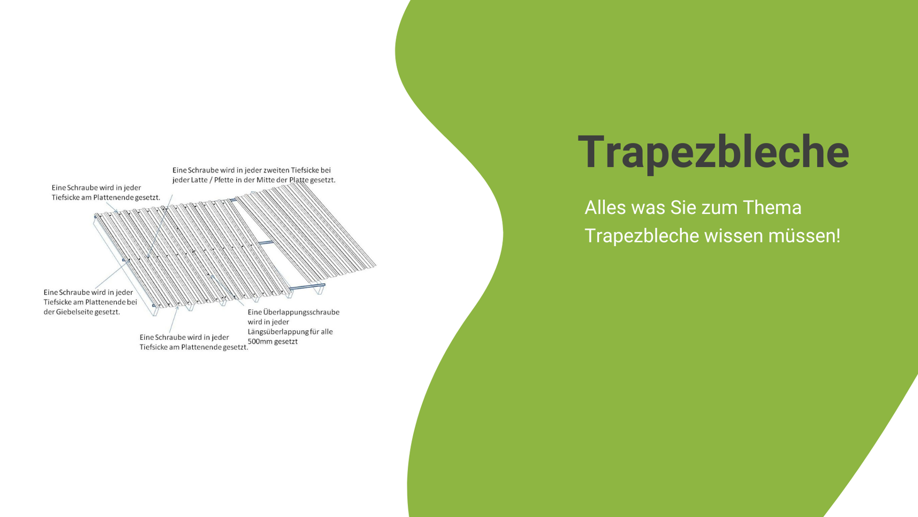 Alles was Sie zum Thema Trapezbleche wissen mussen