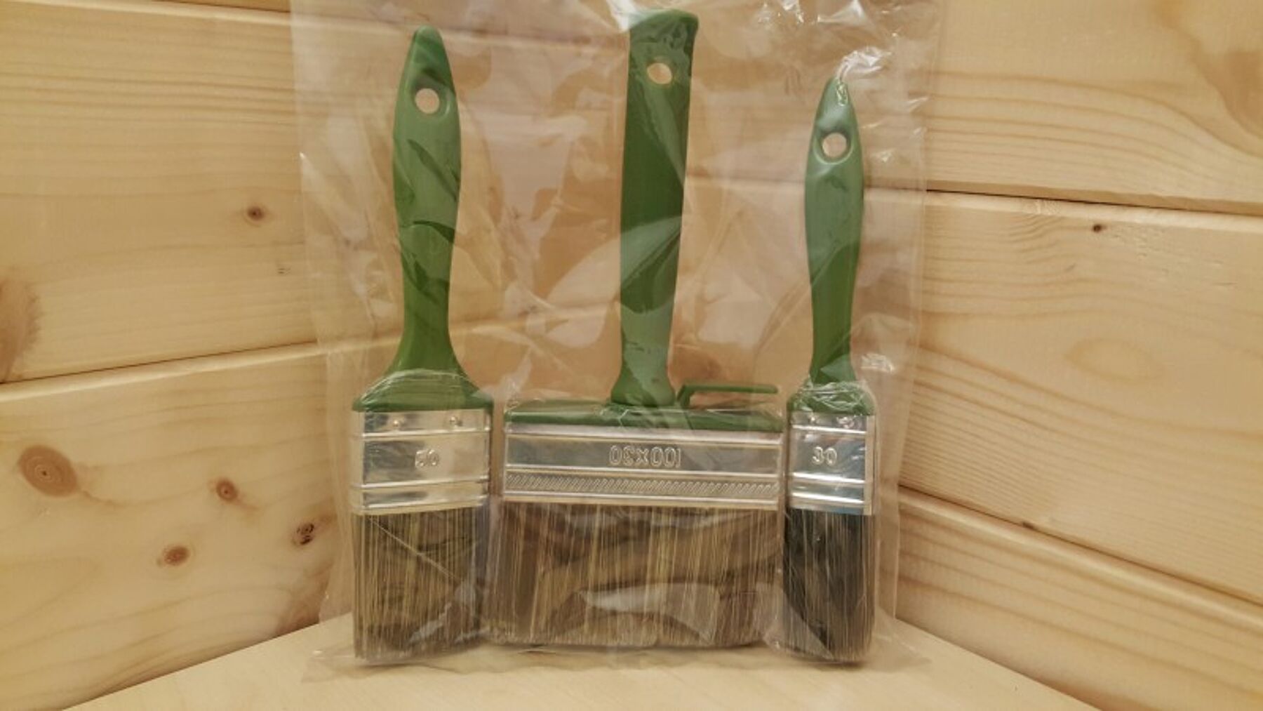 Lasur-Pinsel Set 3-teilig