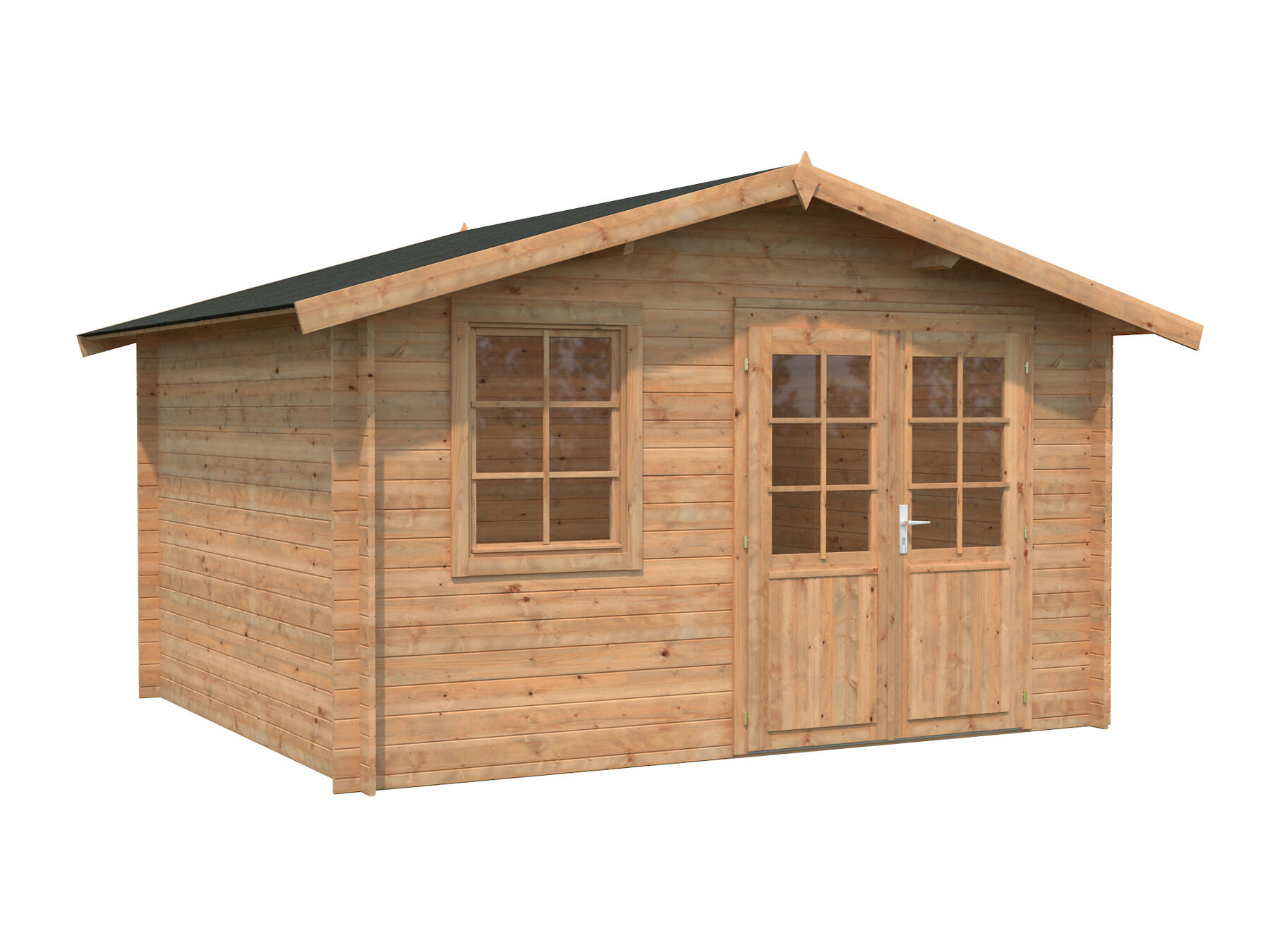 Palmako Gartenhaus Klara 10,4 m² Hellbraun