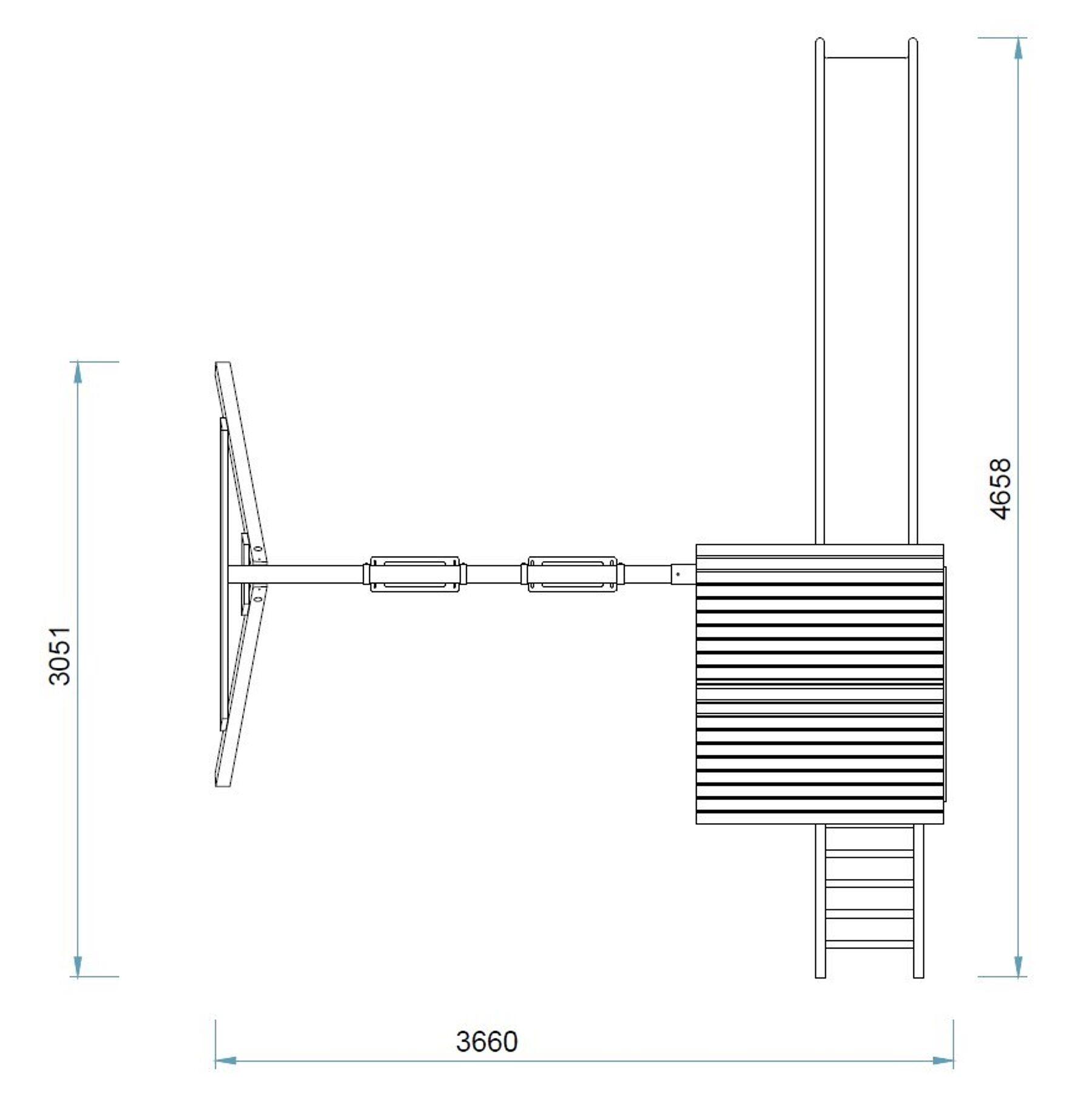 Palmako Kinderspielanlage Jesper - Set 2