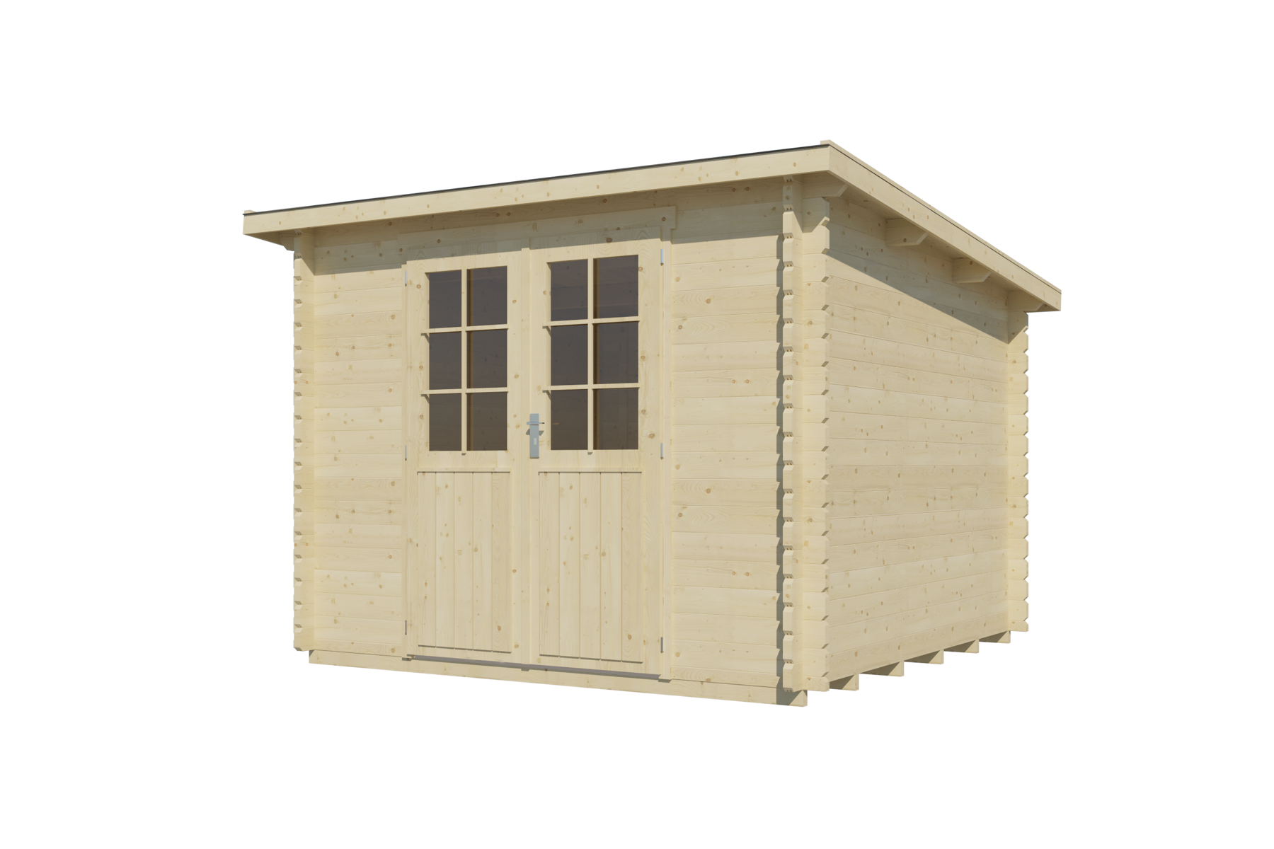 Gerätehaus Ahl mit Trapezblech Anthrazit