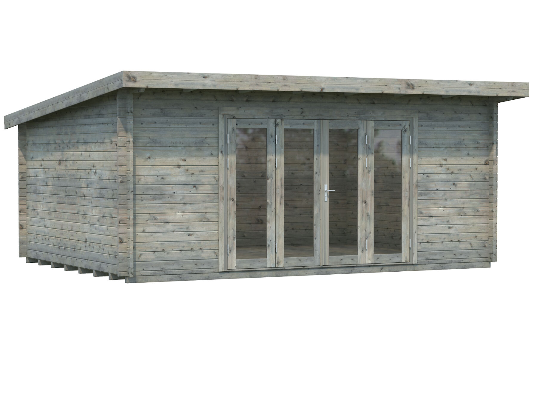 Gartenhaus Lea 19,4 m² Grau 