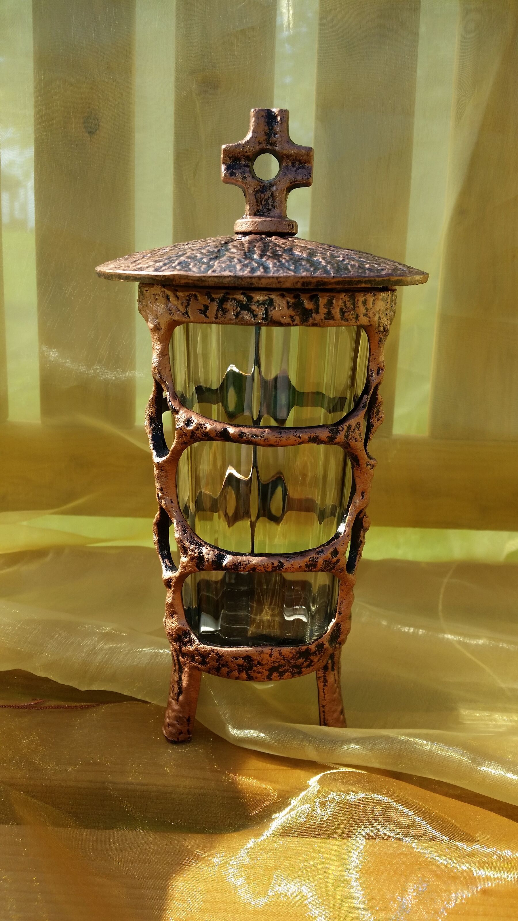 Moll Grableuchte Kupferoptik 24104 Rot