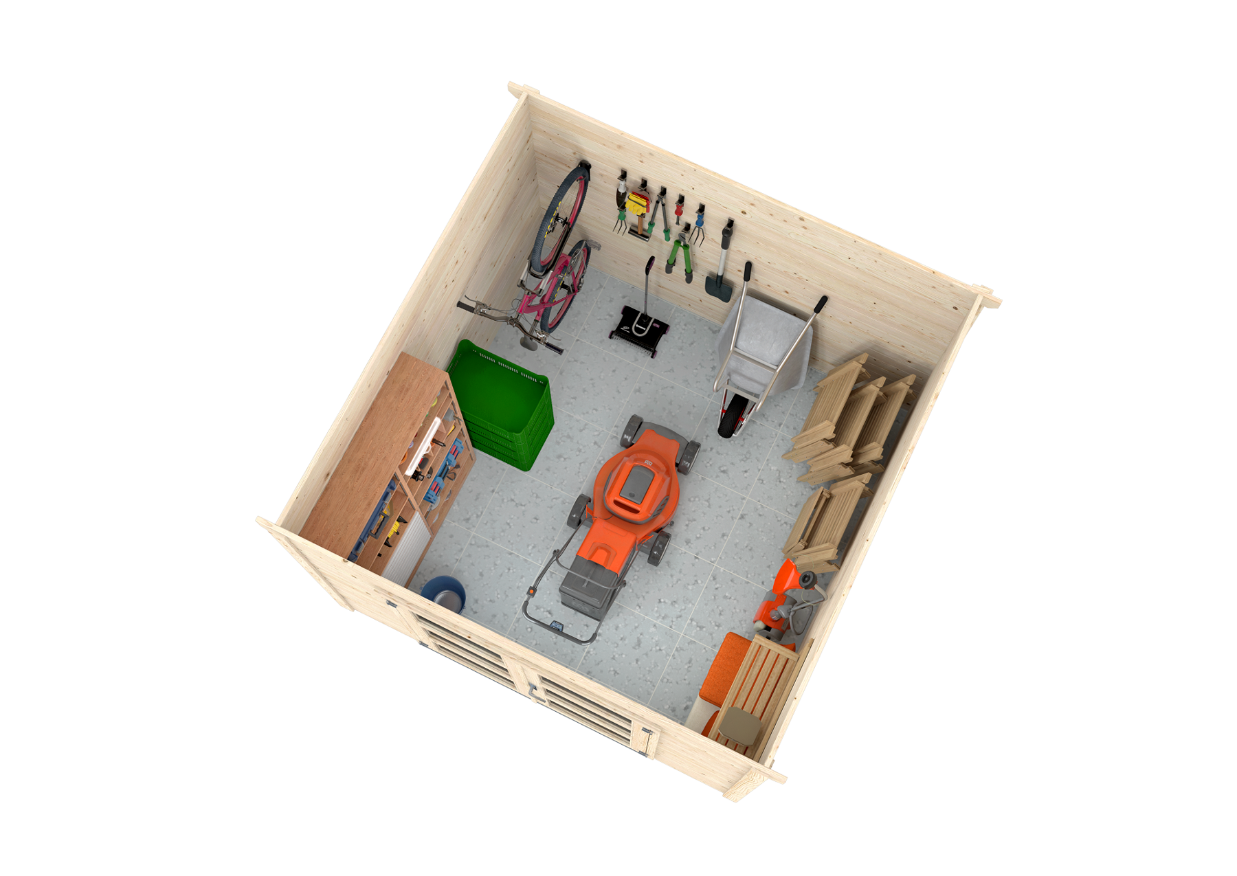 Kiste, Sperrholz, Holz, Rad, Spielzeug