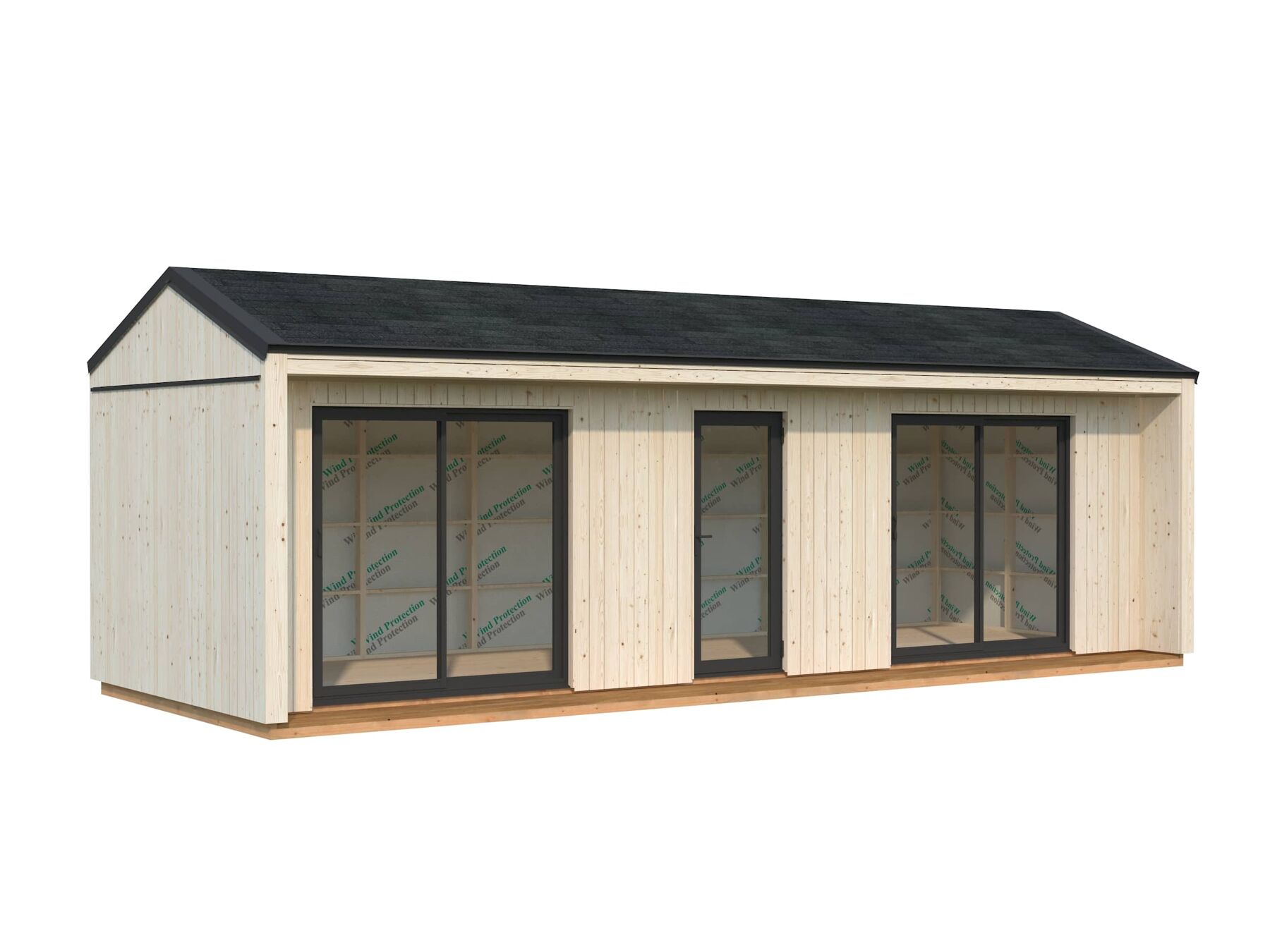 Modernes Tiny Haus Rebekka 22,4 m² mit ISO-Glas Schiebetür