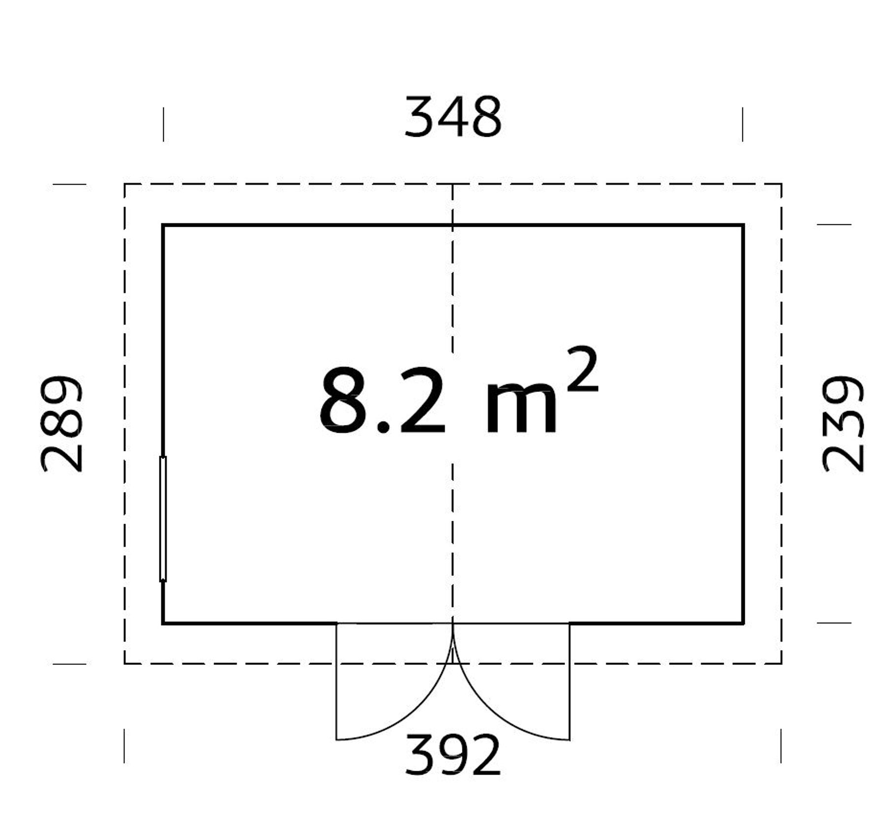 Gerätehaus Nils 8,2 m²