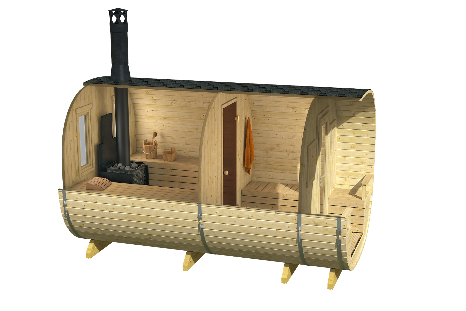 Barrel Saunahaus Pori