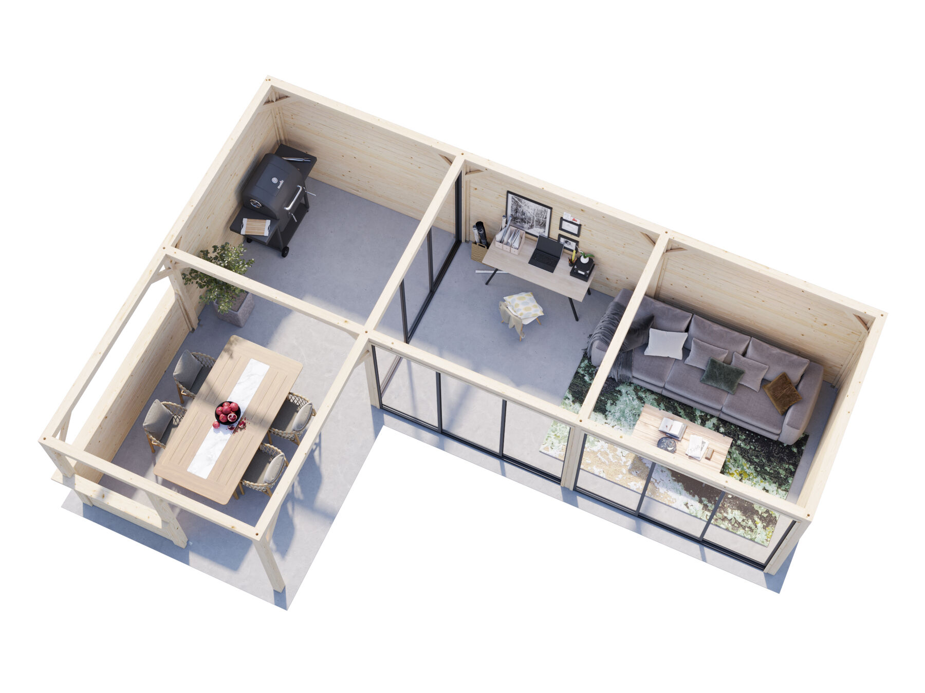 Moebel, Tabelle, Pflanze, Sperrholz, Malerei