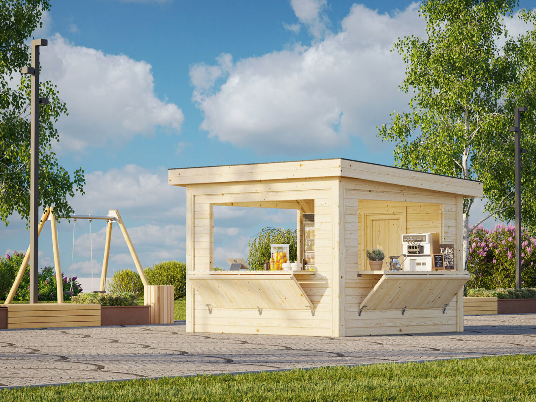 Gras, Innenarchitektur, Kiosk, Holz, Draußen, Gras, Innenarchitektur, Kiosk, Holz, Draußen