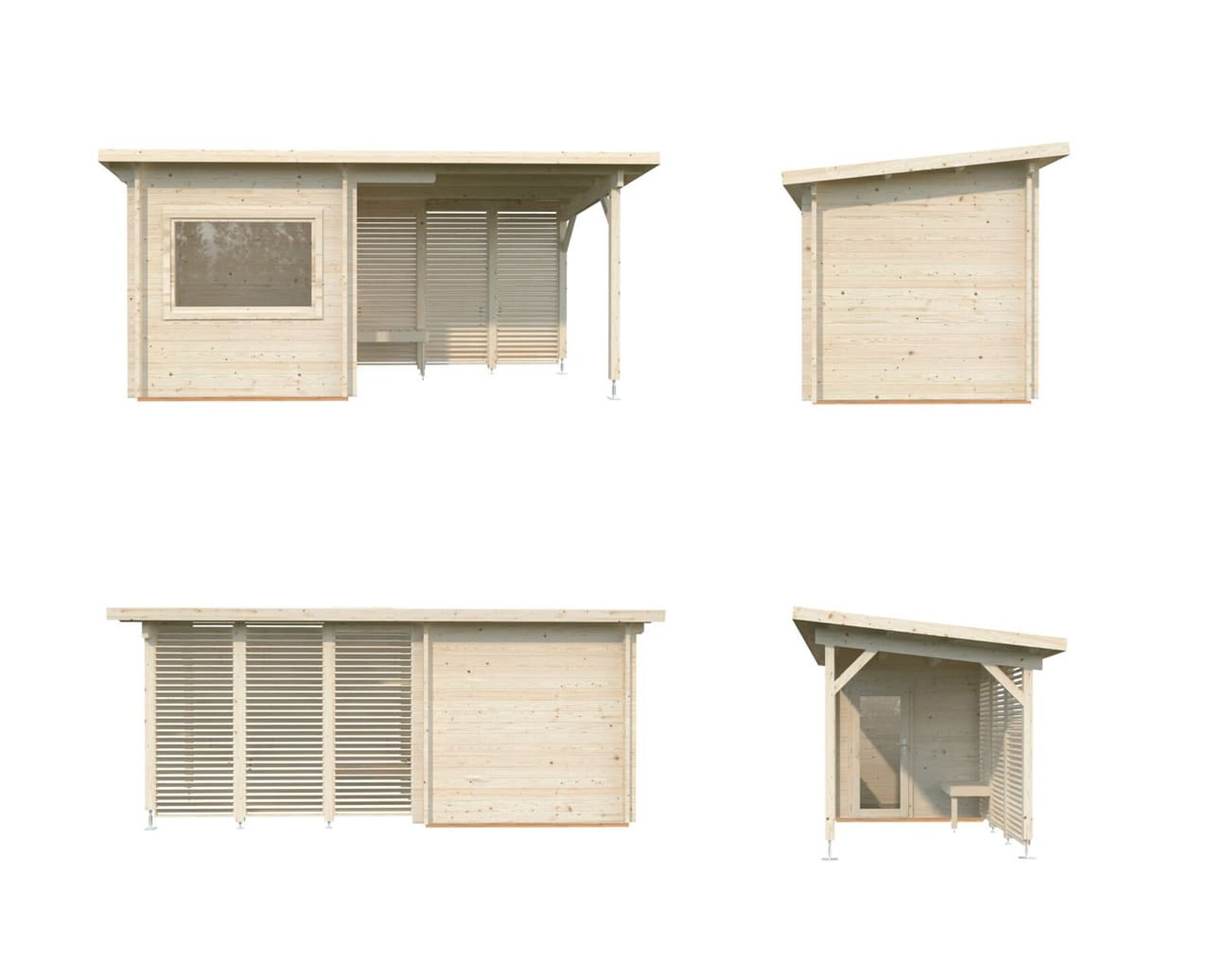 Palmako Saunahaus Sanna 4,1+5,9 m²