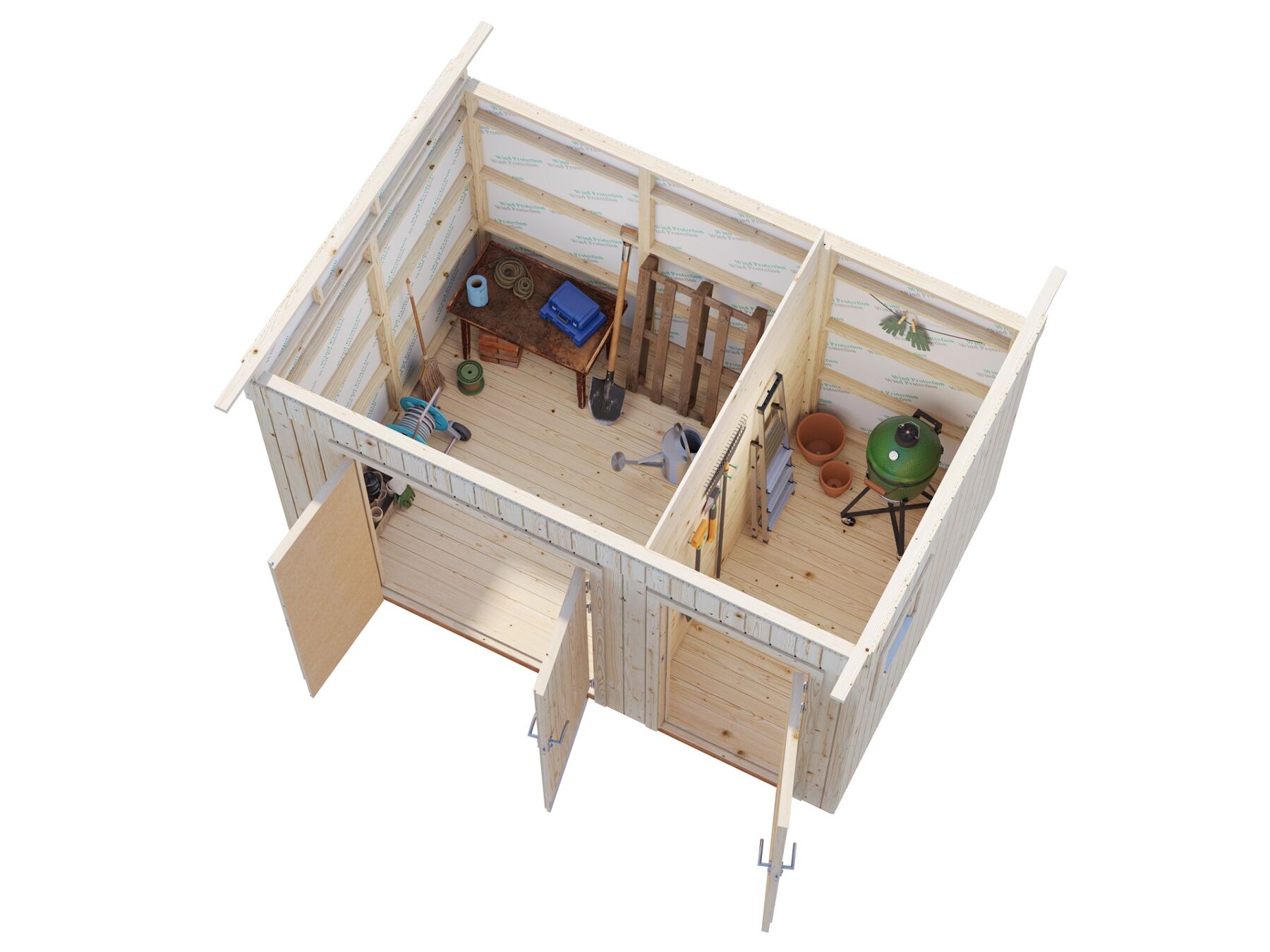 Gerätehaus Kalle 6,6 m²