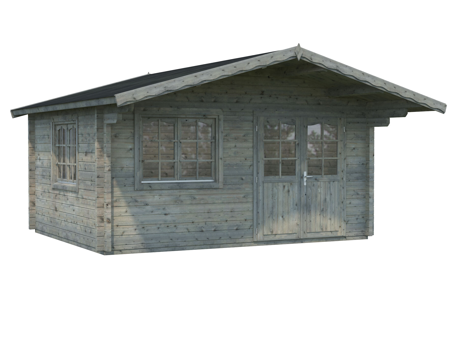 Palmako Gartenhaus Helena 15,1 m² Grau 