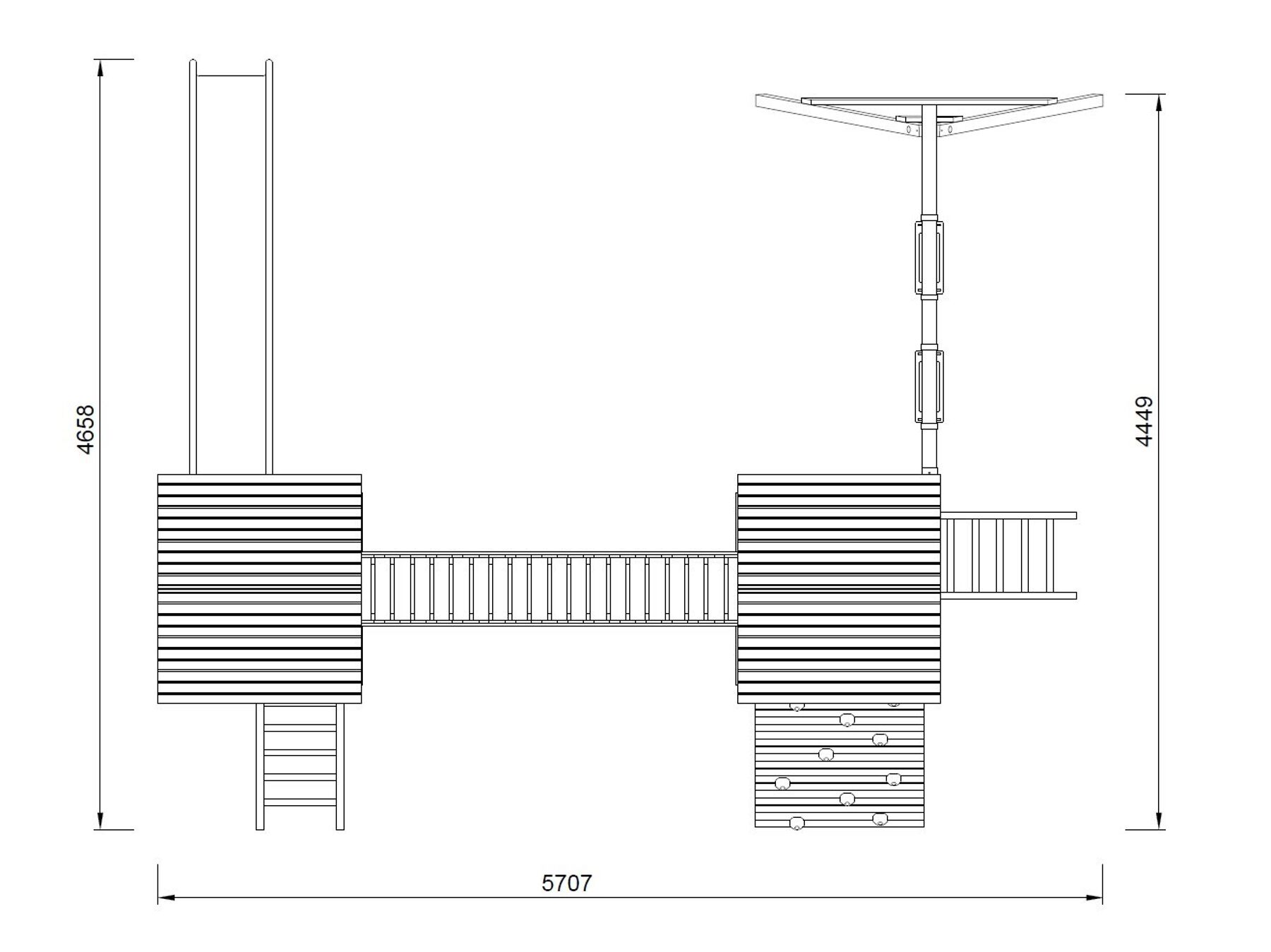 Palmako Kinderspielanlage Jesper - Set 1
