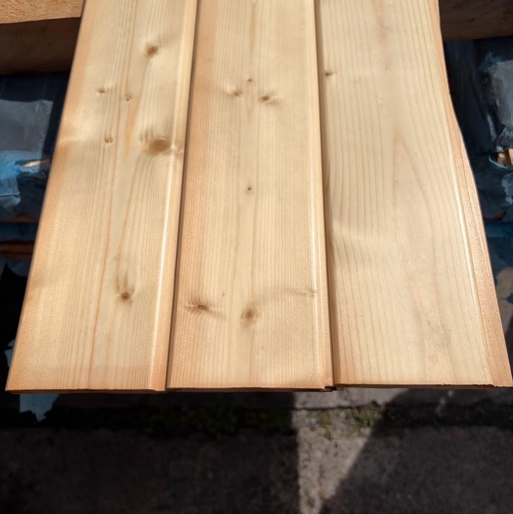 Fichte Profilholz Transparent, 15.5x121x3600 mm