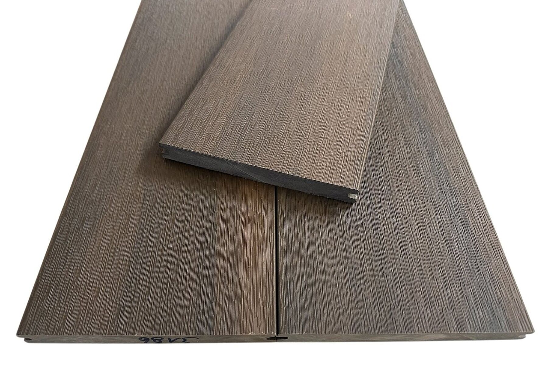 WPC Terrassendielen, Massiv Braun Holzoptik 20x185 mm