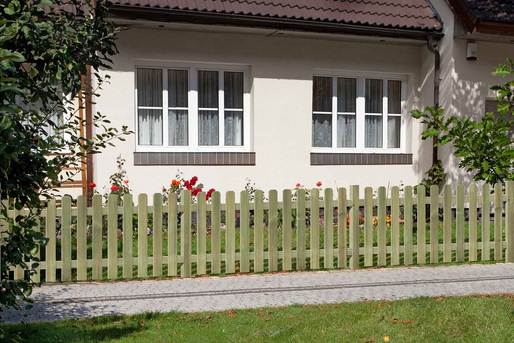 Friesenzaun Vorgartenzaun