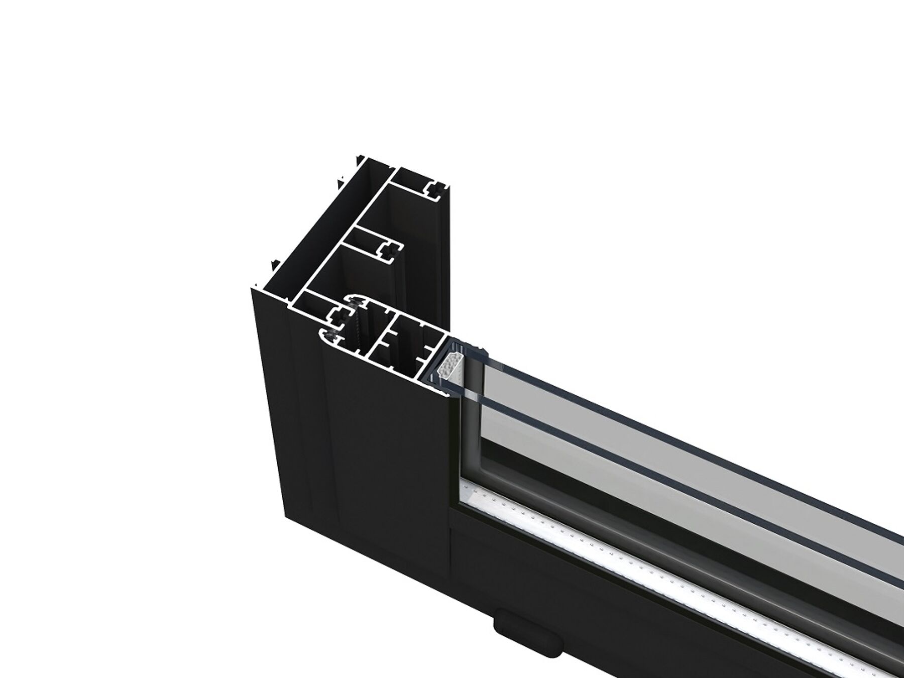 Modernes Gartenhaus Lea 19,4 m² mit ISO-Glas Schiebetür Aluminium, Aluminium