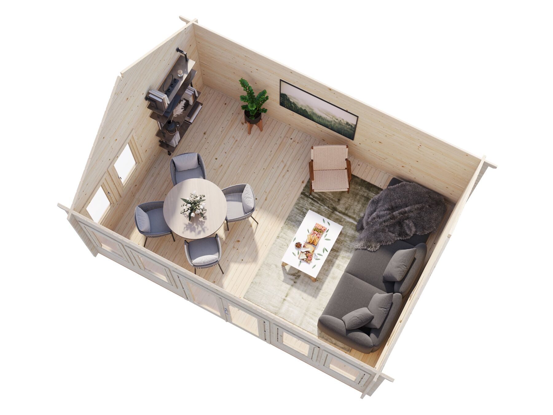 Gartenhaus Claudia 19,4 m² Transparent Gartenhaus Claudia 19,4 m² Transparent