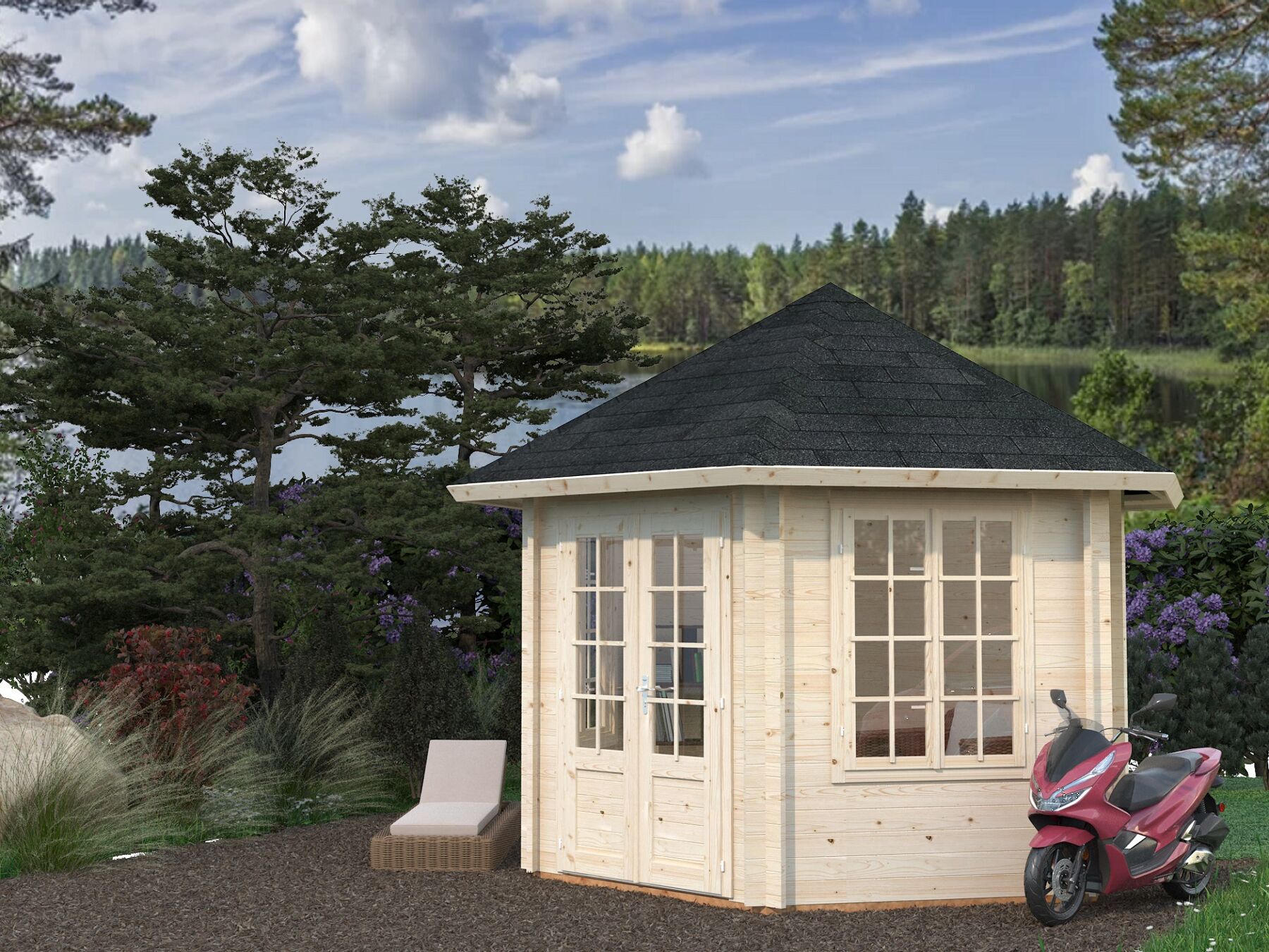Pavillon Hanna 7,6 m²