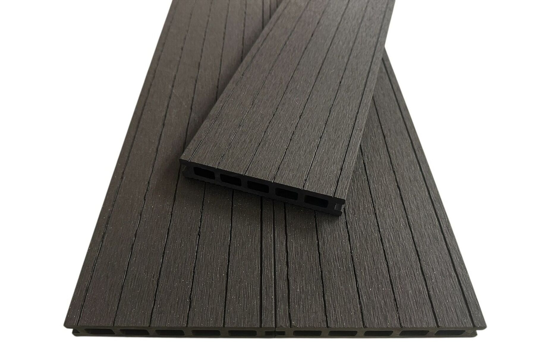 WPC Terrassendielen Hohlkammer 22 x 140 mm Anthrazit 