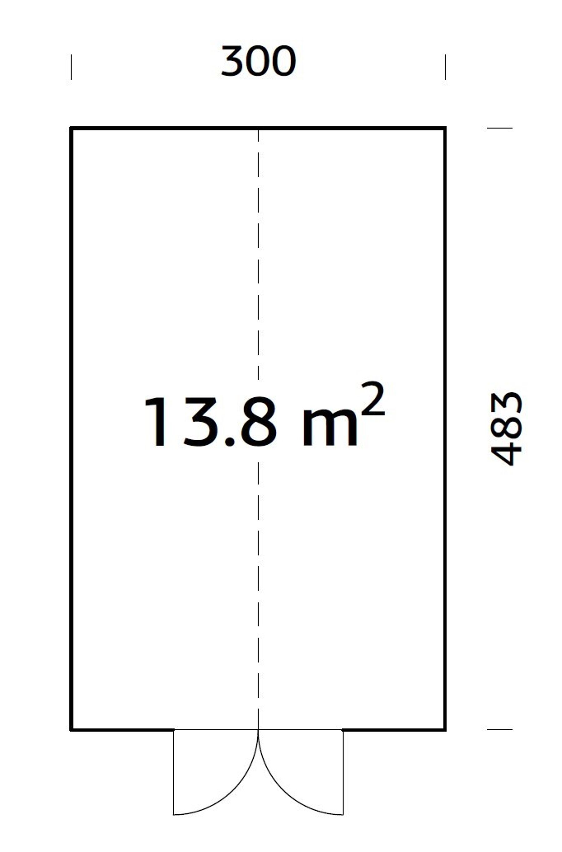 Gewächshaus Emilia 13,8 m²