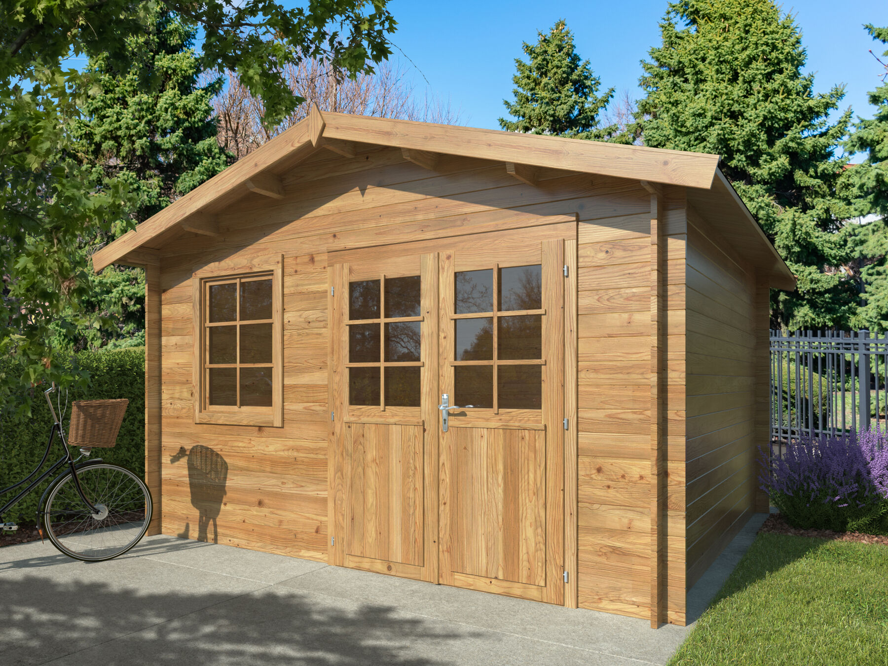 Gartenhaus Valentine 11,0 m² Braun