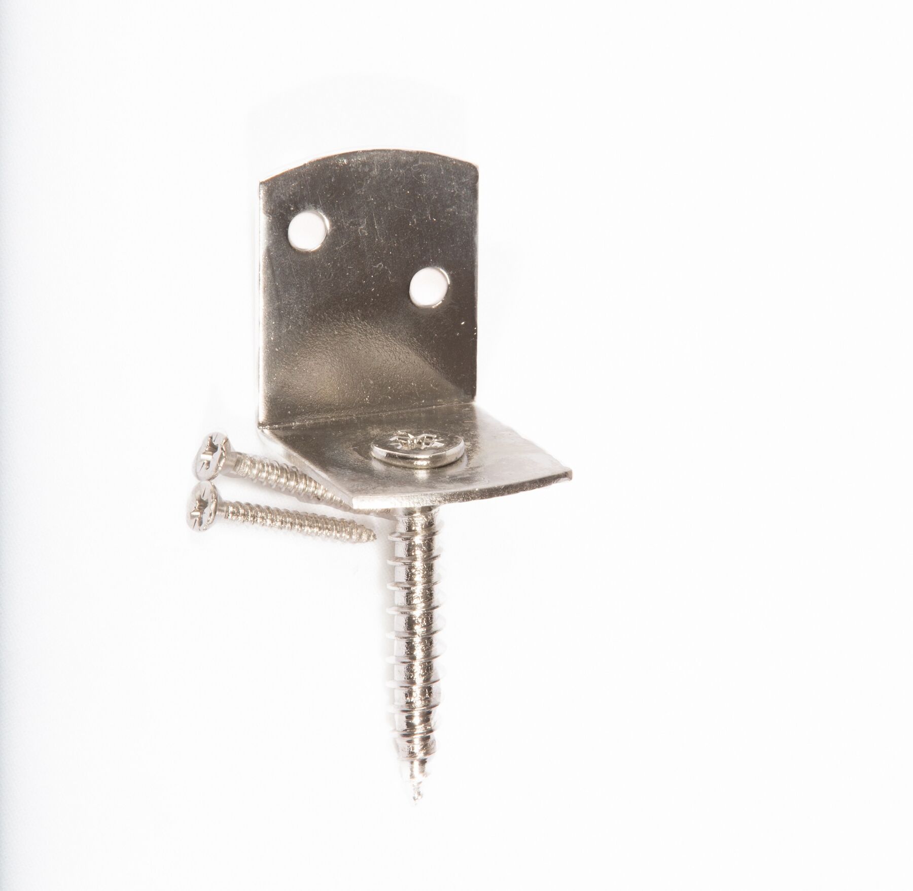 Flechtzaunhalter, Edelstahl 4er Box