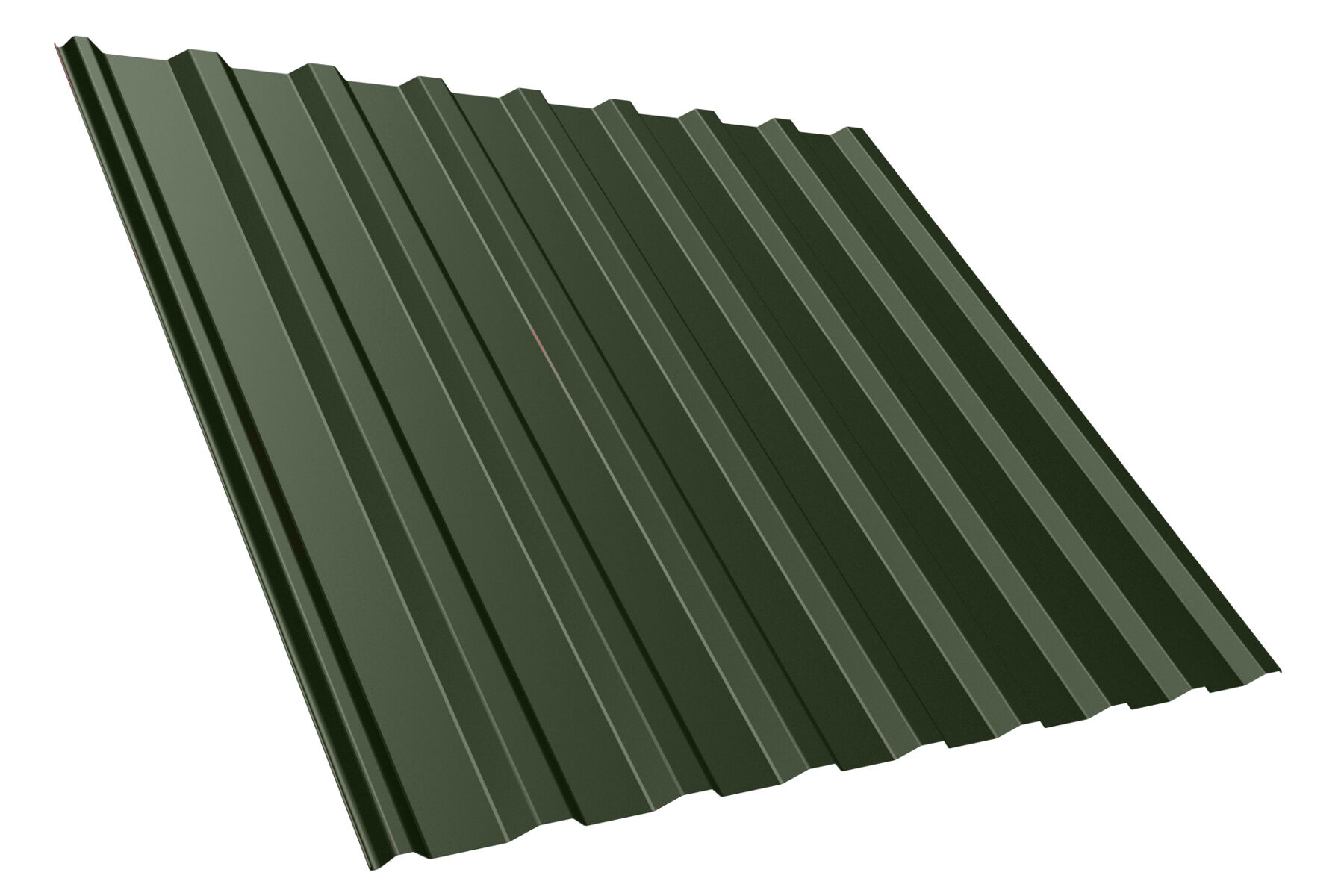 Trapezblech T20M 0,50 mm Stärke Dunkelgrün