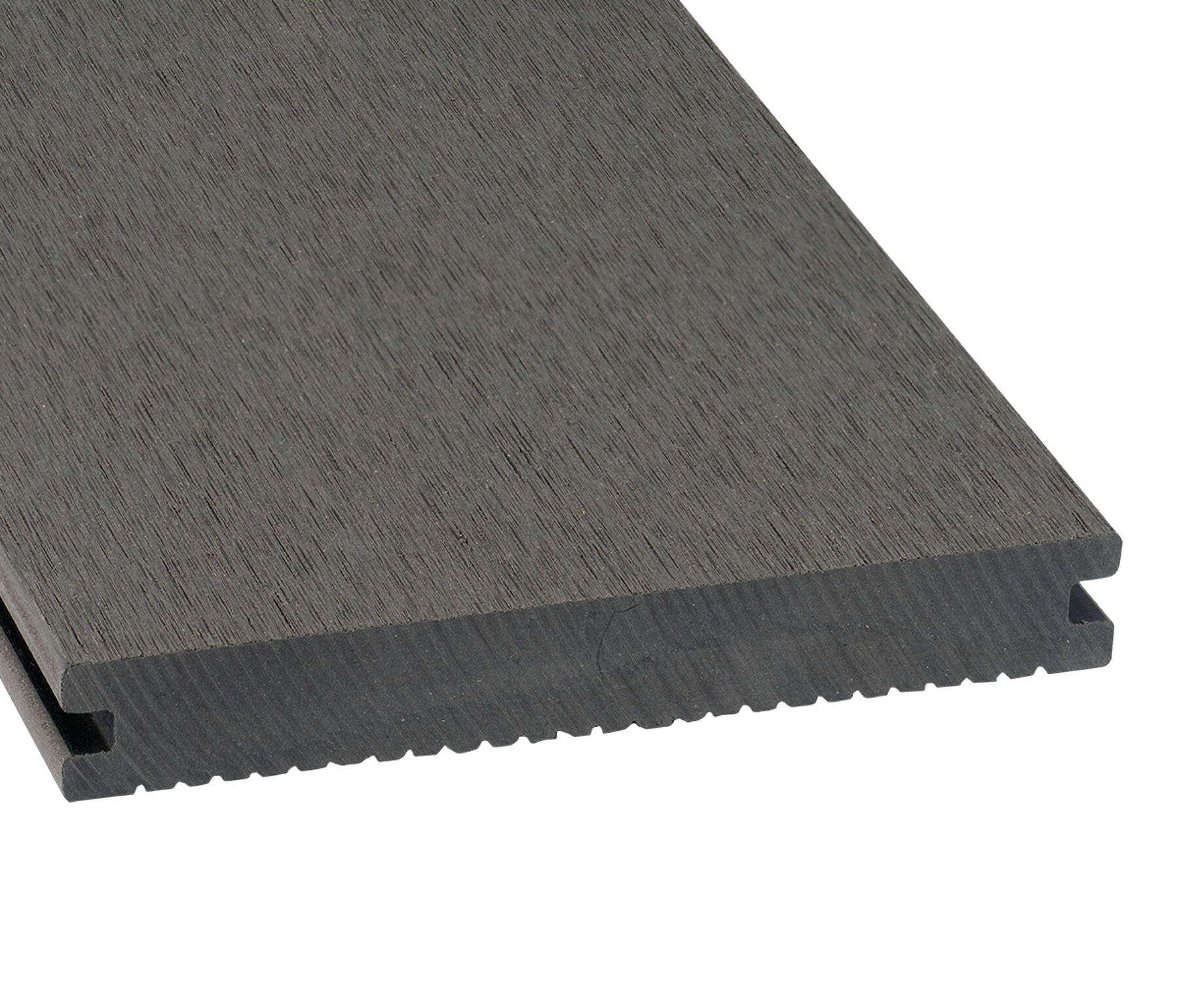 WPC Terrassendielen Massiv Grau 20 x 140 mm 
