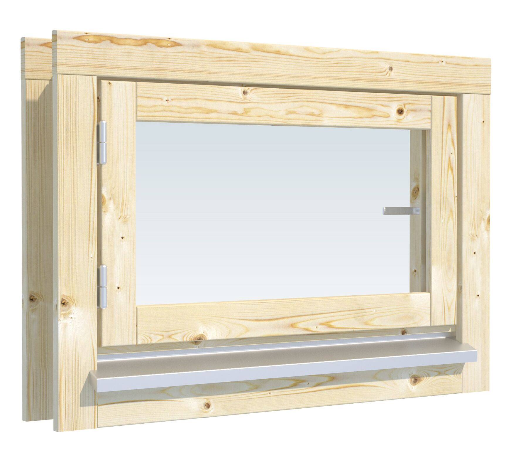 Einzelfenster B 690 x H 380 mm 