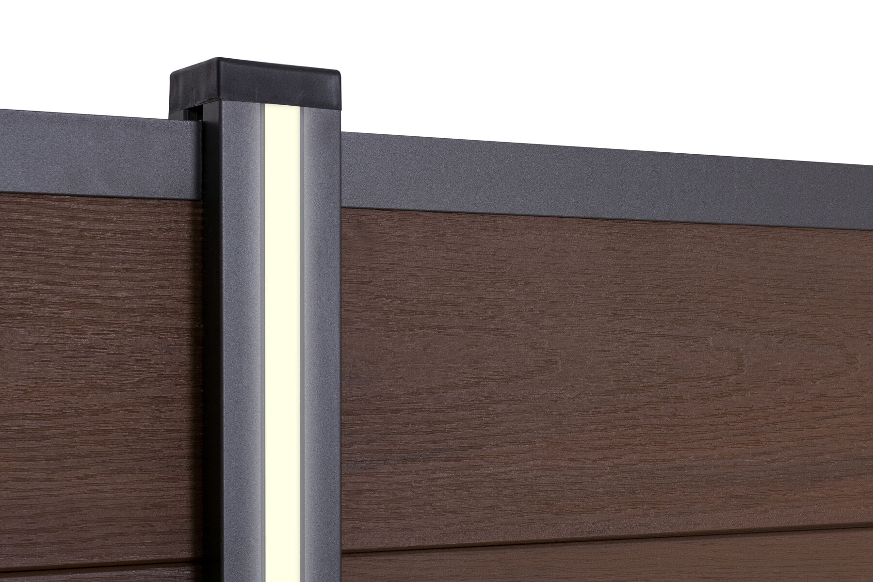 LED Pfostenleiste für Steckzaun