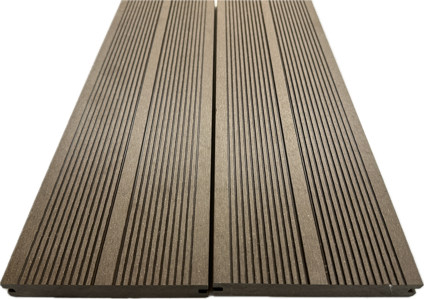 WPC Terrassendielen,  Massiv Braun 20x140x2700 mm