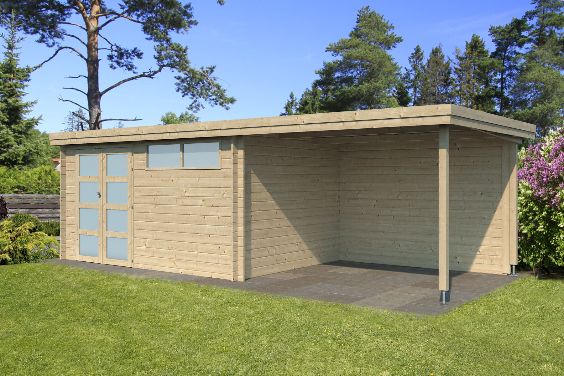 Gras, Gebäude, Innenarchitektur, Garage, Wohnen