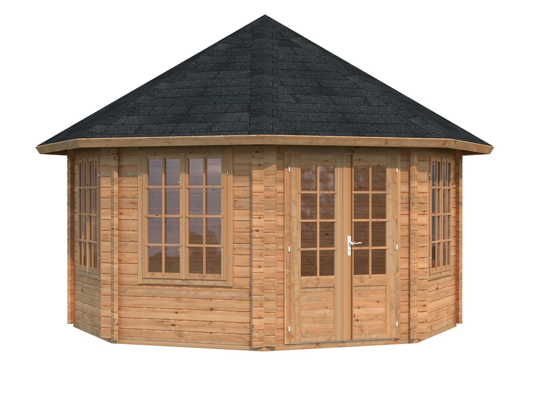Pavillon Hanna 14,1 m² Hellbraun