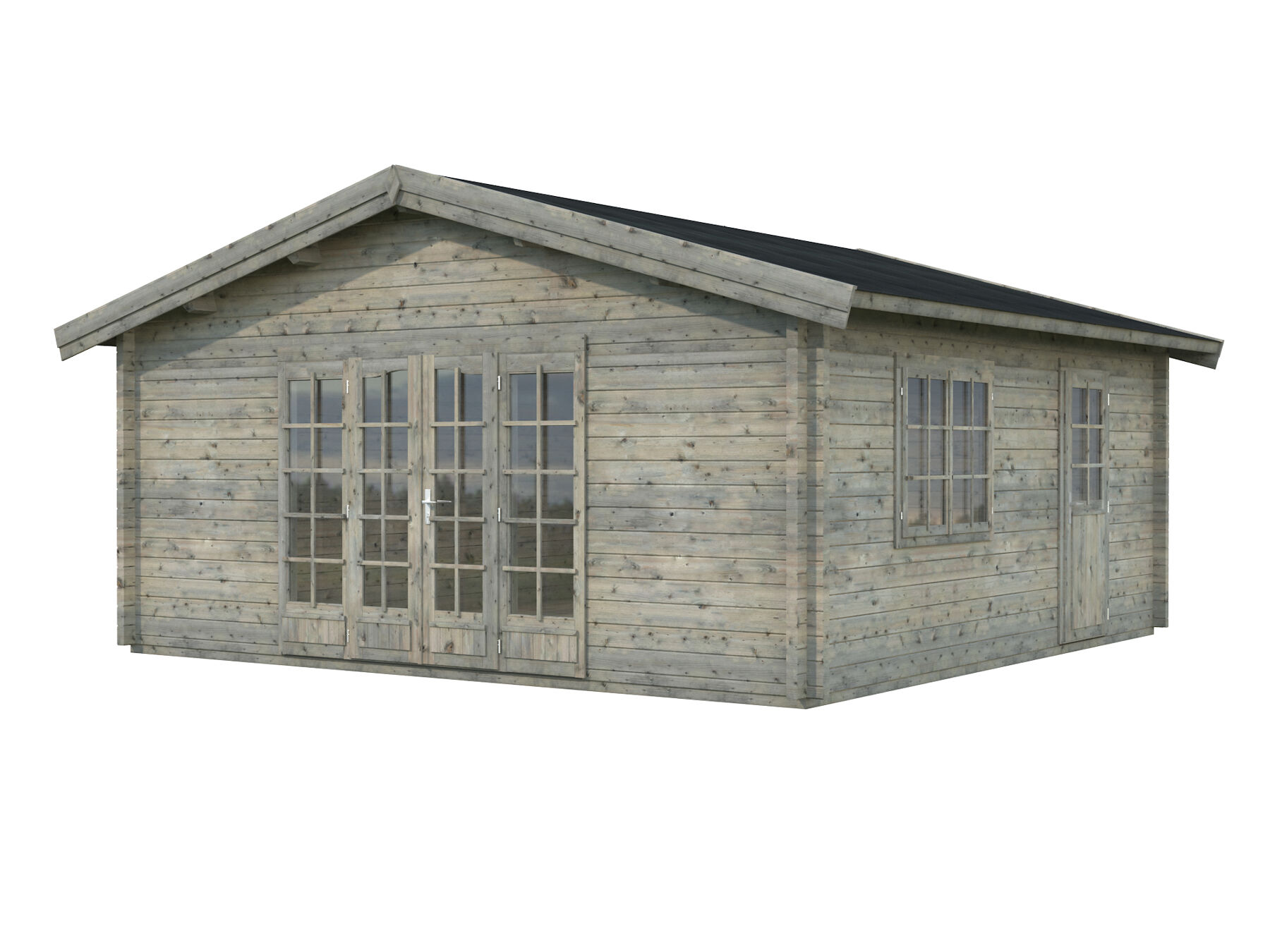 Gartenhaus Irene 27,7 m² Grau 